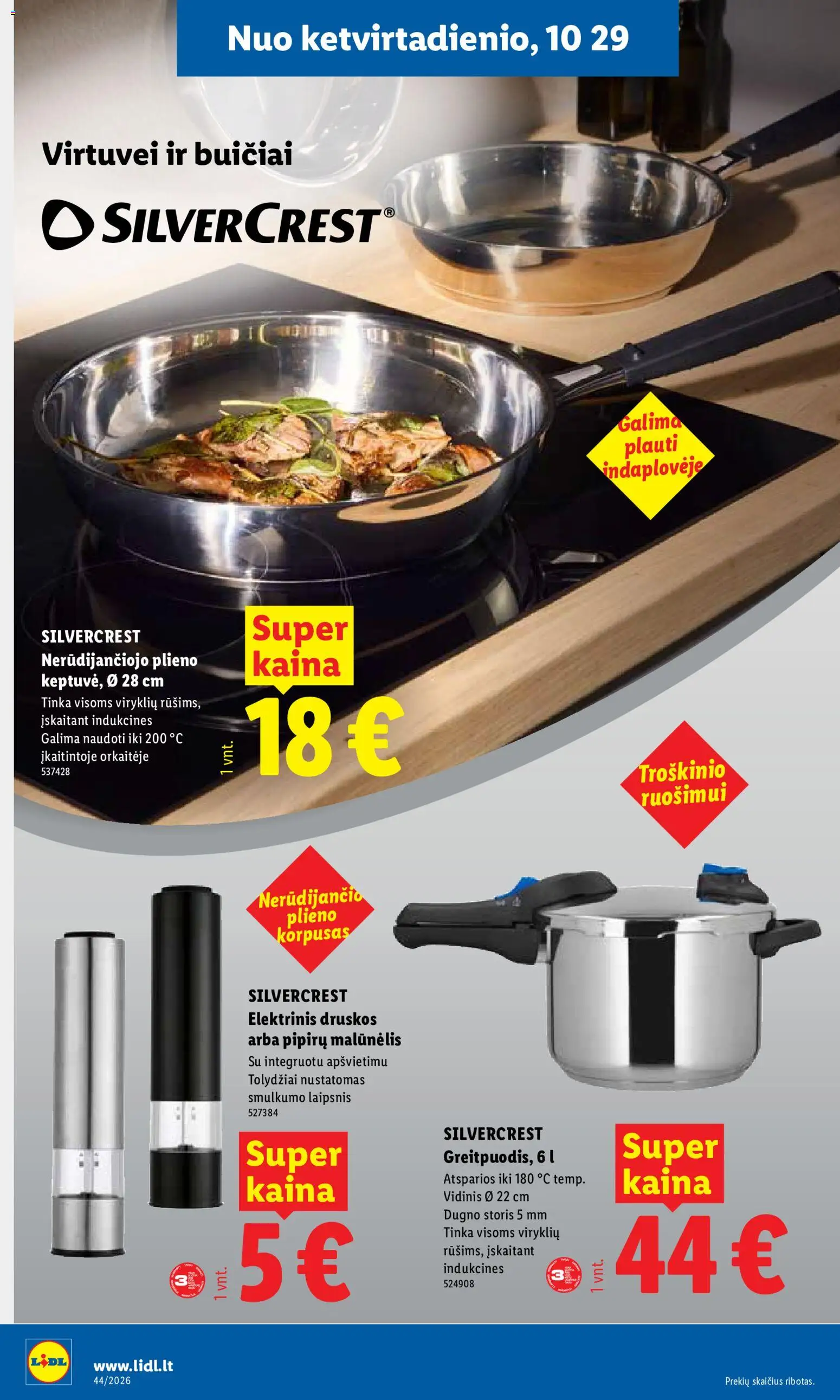 LIDL akcijos nuo 2026.10.26 | Puslapis: 10 | Prekių: Malūnėlis