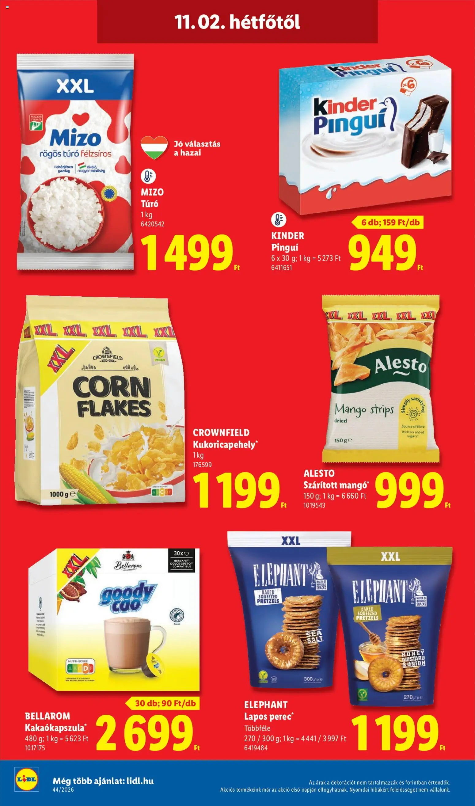 Lidl akciós ujság - amely érvényes a következő dátumtól: 2026.10.29. | Oldal: 70