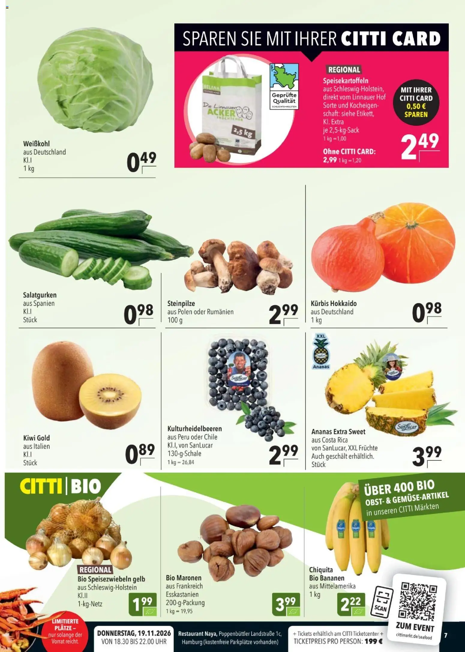 CITTI tilbudsavis – gyldig fra 07/10/2026 | Side: 7 | Produkter: Ananas, Kiwi