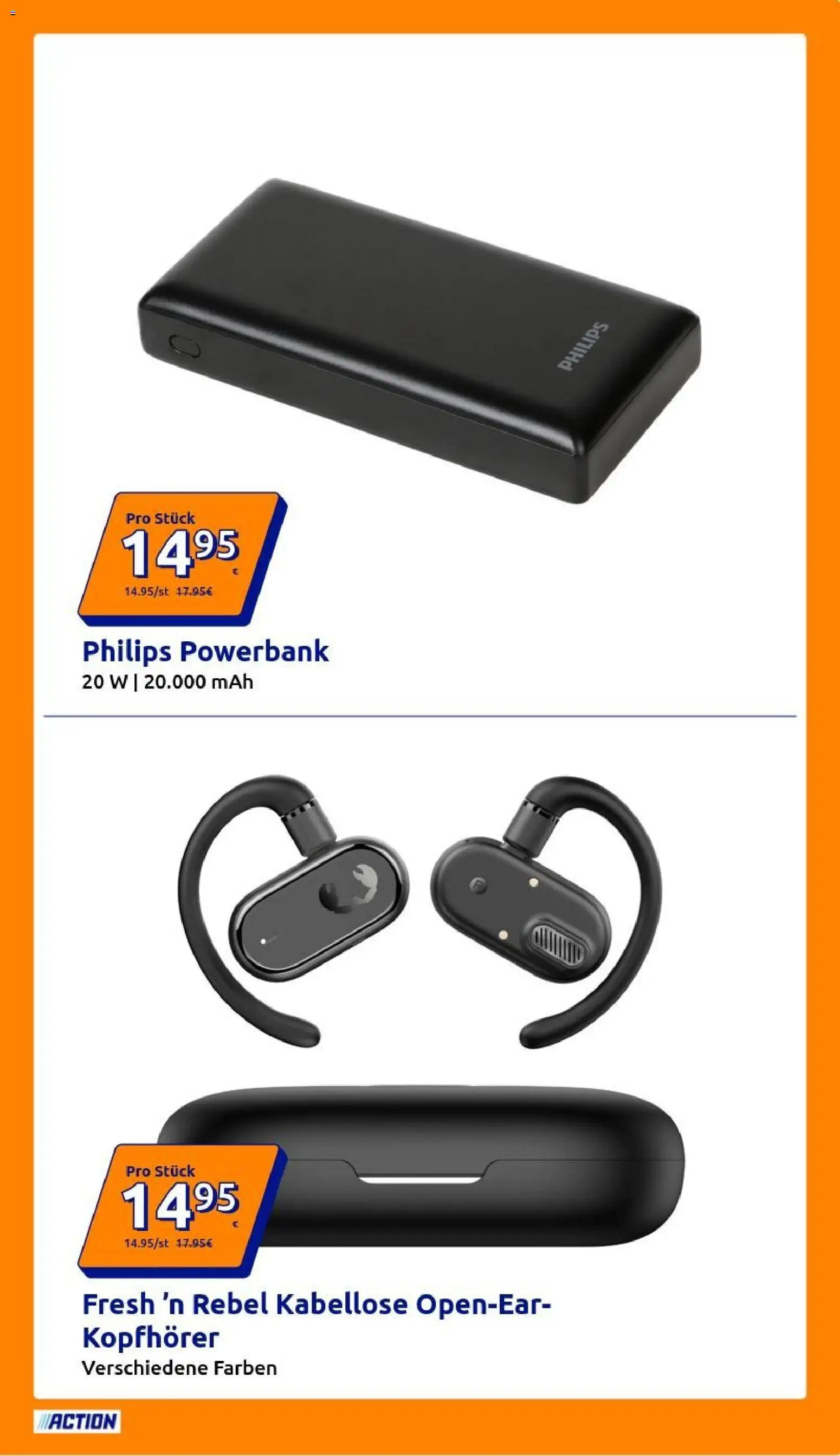 Action Prospekt – gültig ab 07.10.2026 | Seite: 31 | Produkte: Philips, Powerbank, Kopfhörer