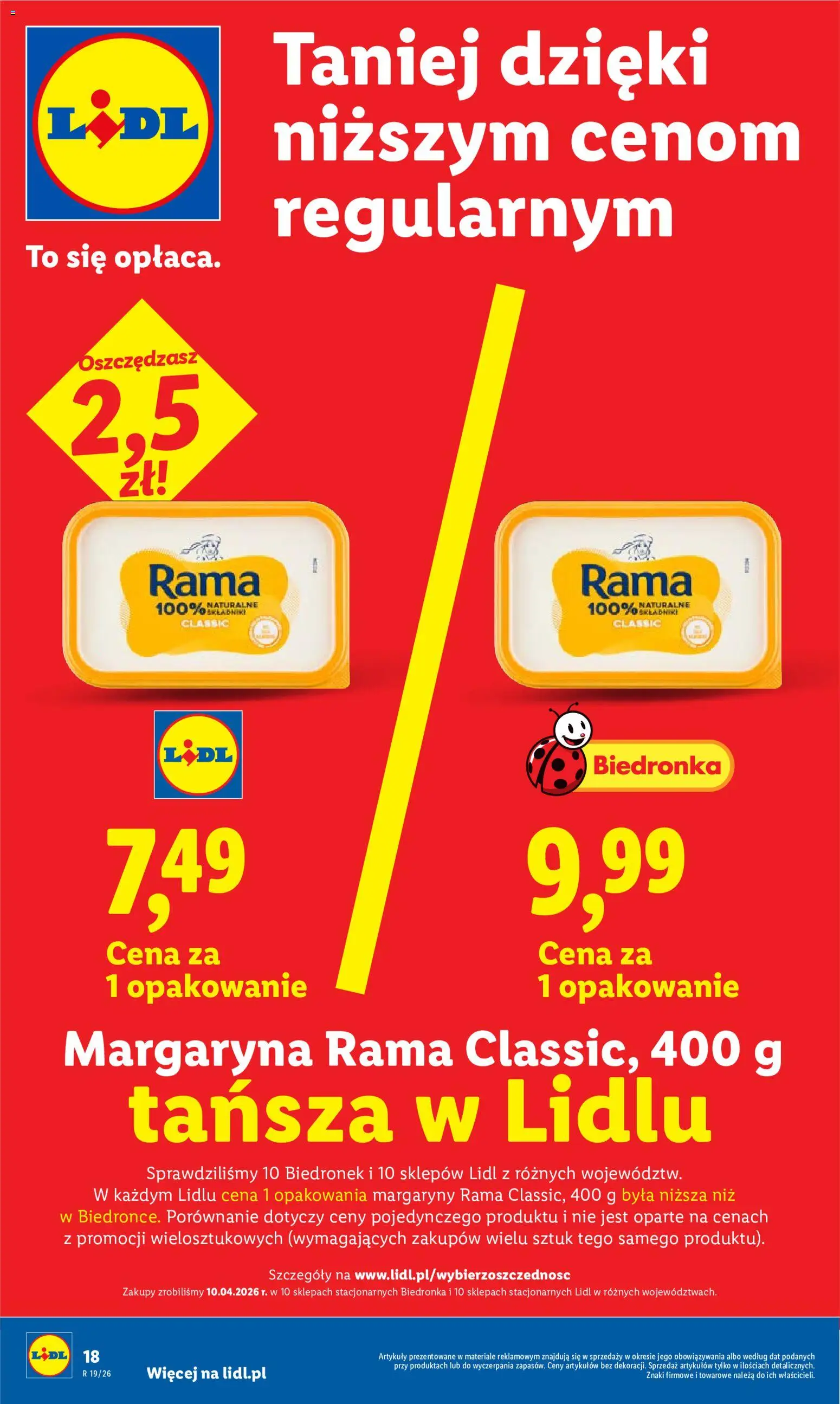 Lidl gazetka od 04.05.2026 | Strona: 18 | Produkty: Margaryna