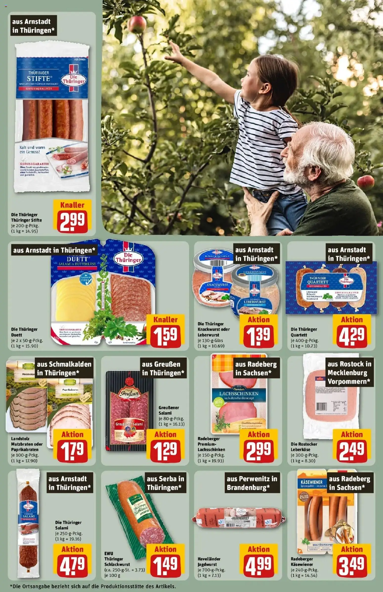 REWE Prospekt ab 28.09.2026 zum Blättern » Angebote | Seite: 29 | Produkte: Wurst, Salami, Leberkase