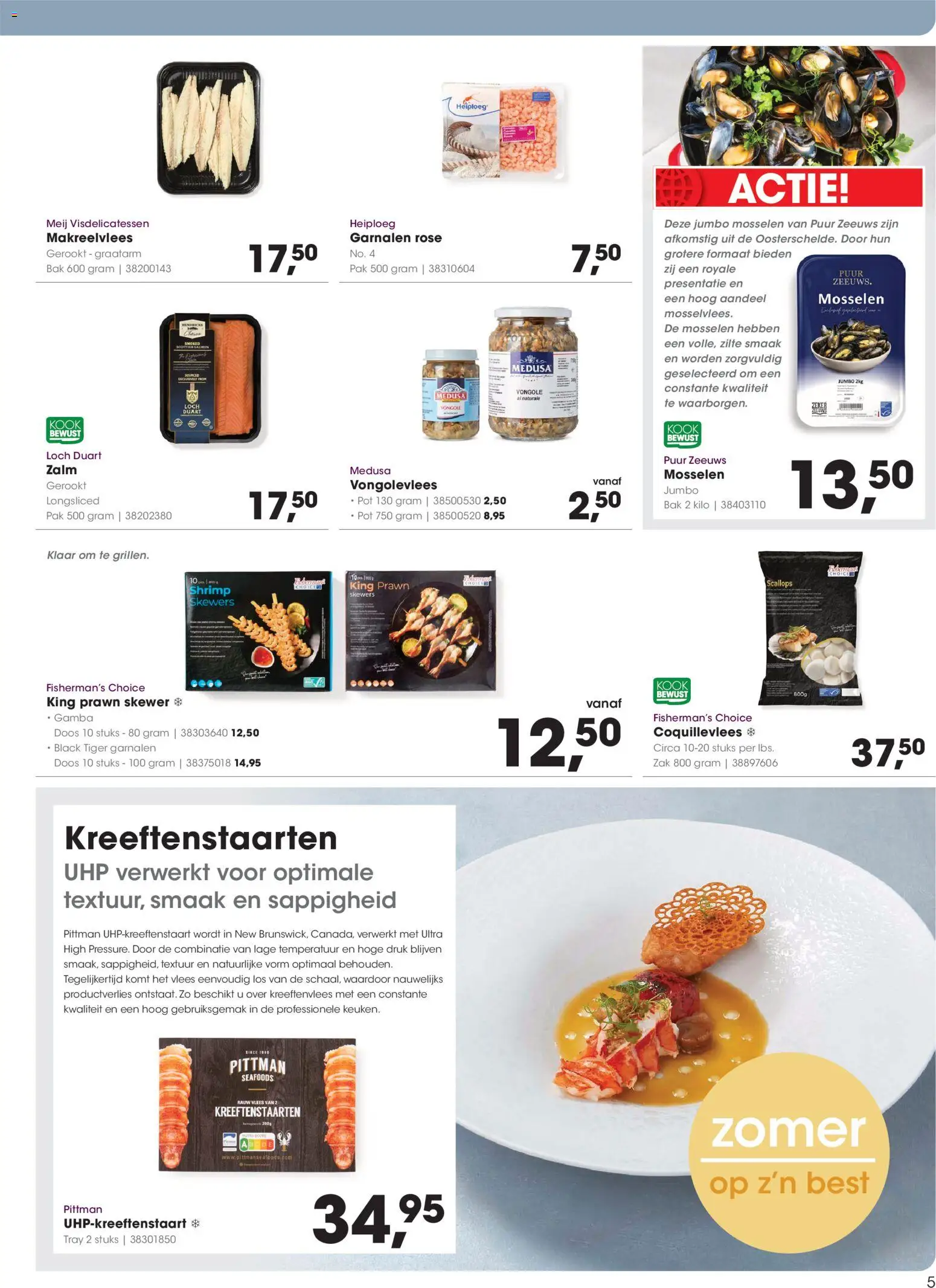 {H1} | Pagina: 5 | Producten: Vlees, Pot, Zalm, Zak