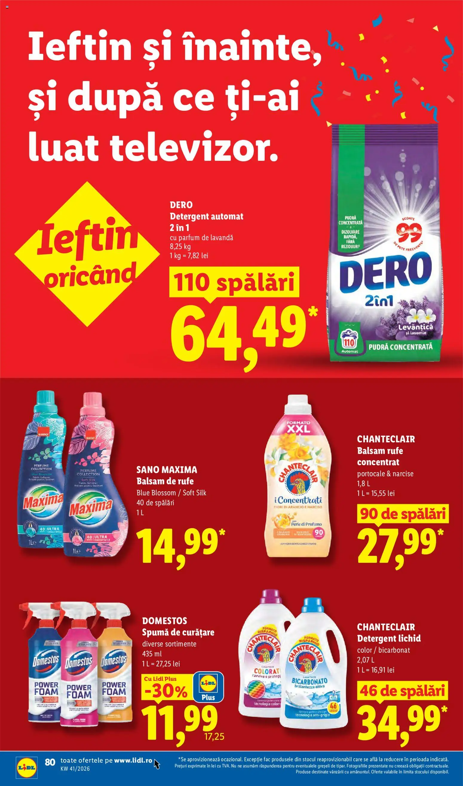 Noul catalog Lidl – valabil de la 05.10.2026 | Pagină: 80