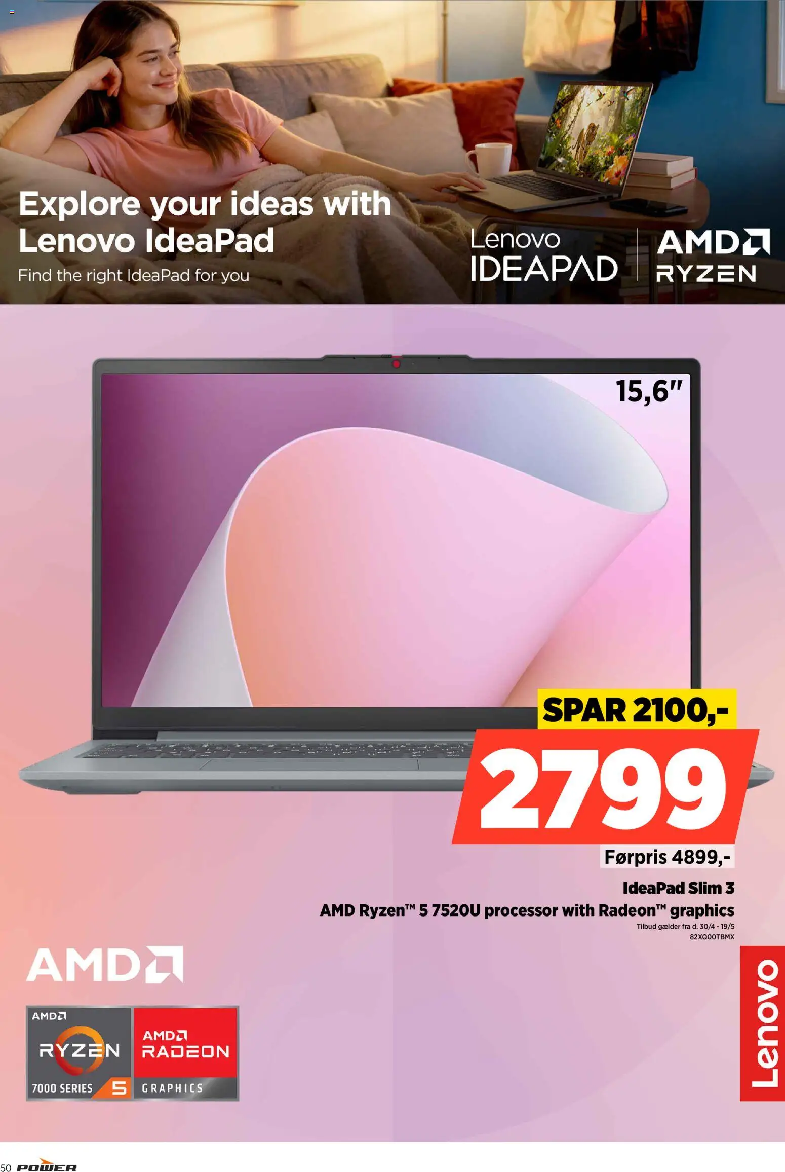 Power tilbudsavis – gyldig fra 08.05.2026 | Side: 50 | Produkter: Processor