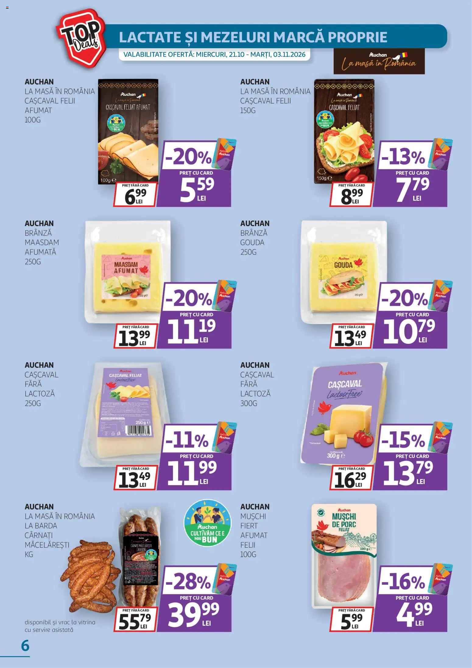 Noul catalog Auchan – valabil de la 21.10.2026 | Pagină: 6