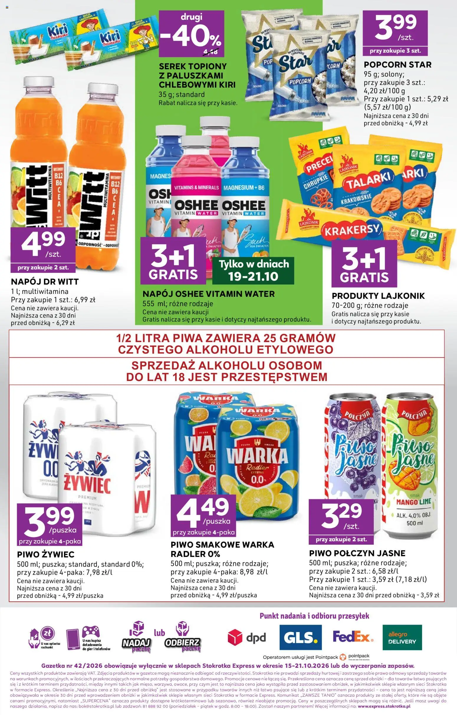 Stokrotka gazetka - Express od 15.10.2026 | Strona: 6 | Produkty: Cytryna, Mango, Piwo smakowe, Warka