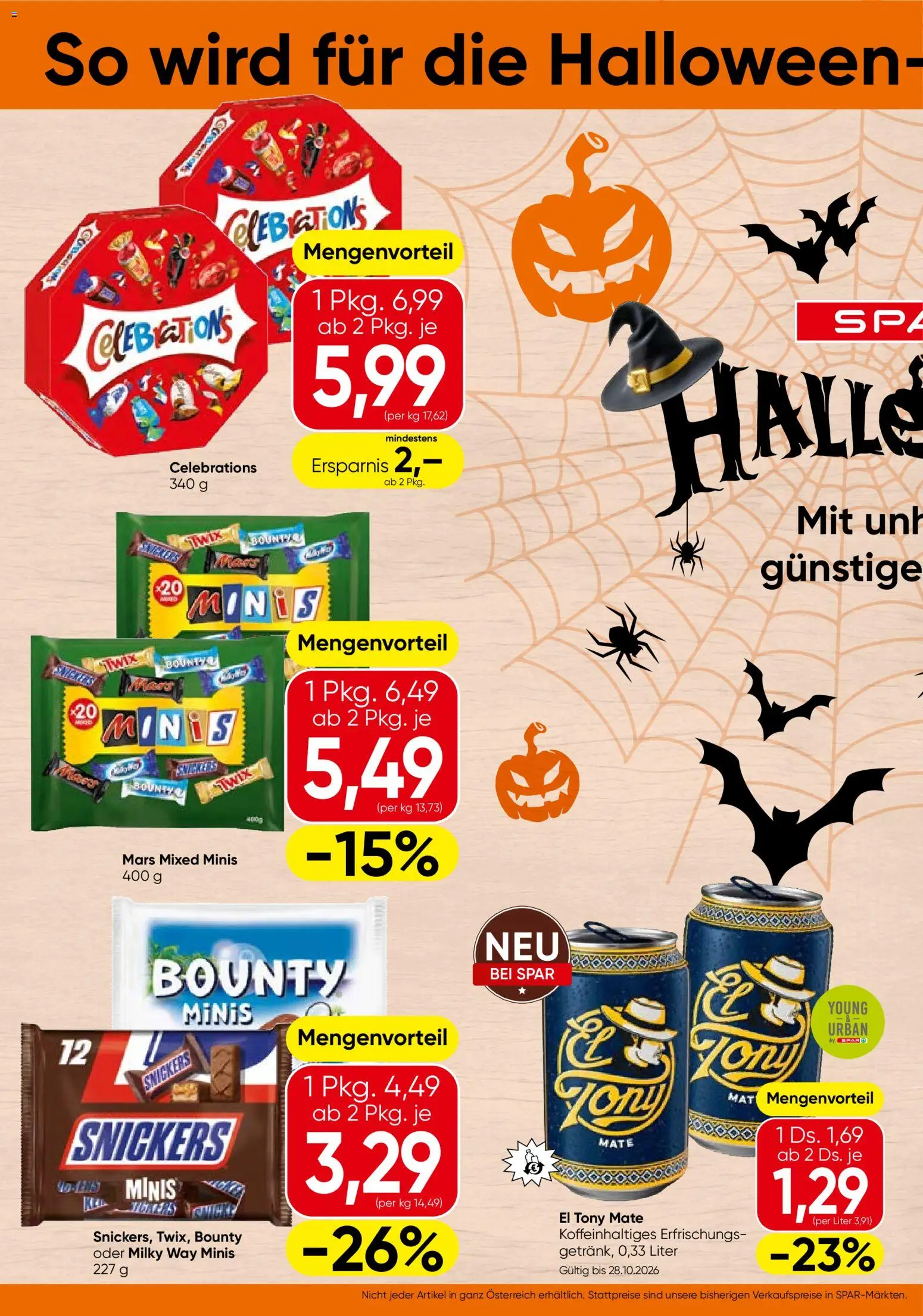 Spar Halloween gültig ab 01.10.2026 | Seite: 2