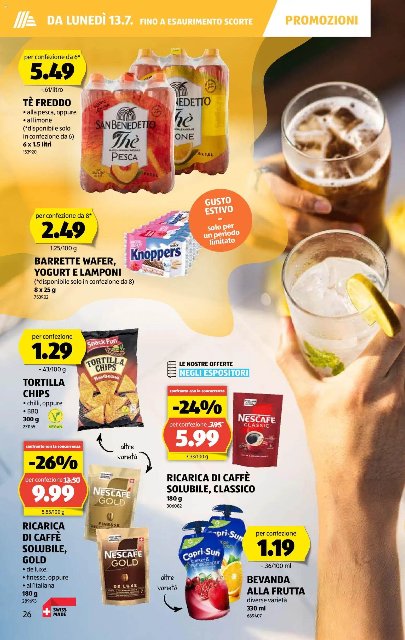 Aldi aktionen IT – gültig ab 09.07.2026 | Seite: 26 | Produkte: Chips