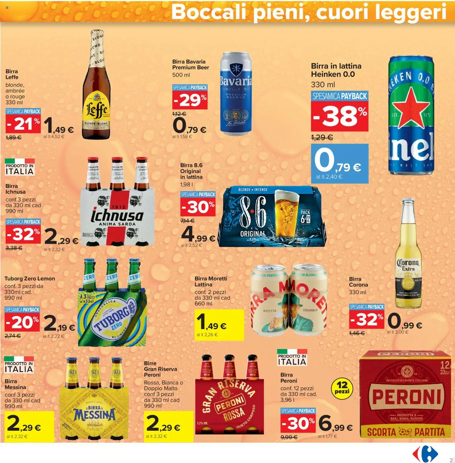 Volantino Carrefour del 23/10/2026 | Pagina: 27 | Prodotti: Birra, Birra Leffe, Birra in lattina, Corona Extra