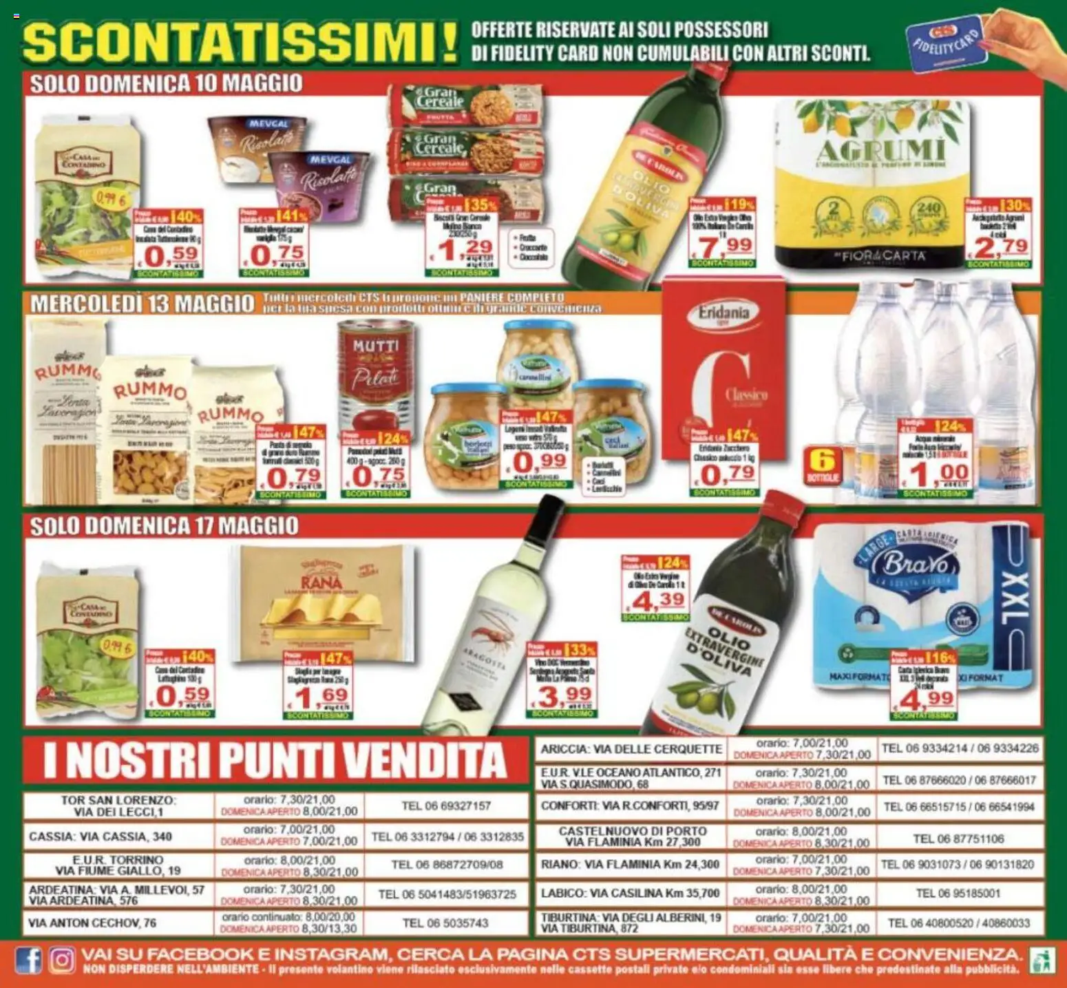 Volantino CTS del 08.05.2026 | Pagina: 24 | Prodotti: Zucchero, Olio, Agrumi, Mutti