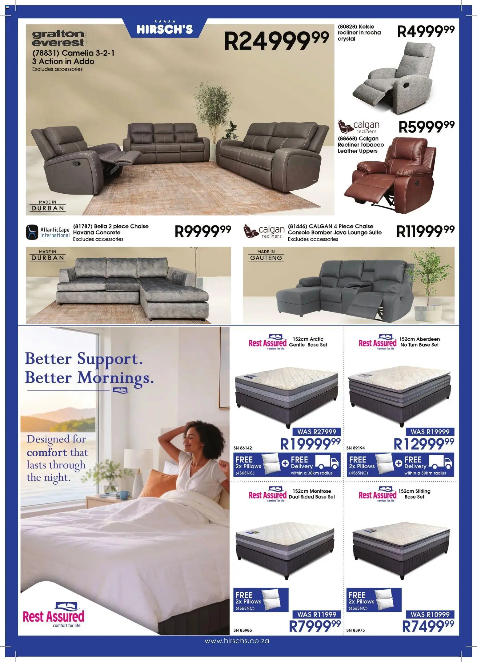 New Hirsch's catalogue – valid from 23/06/2026 | Page: 50 | Products: Lounge suite, Chaise