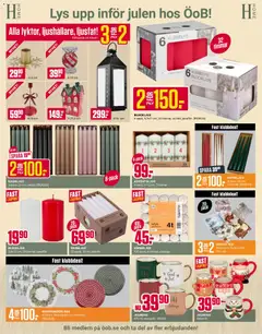 ÖoB erbjudanden - Förhandsvisning av reklamblad från butik ÖoB aktuell från 26/10/2026 | Sida: 5 | Produkter: Lykta, Värmeljus, Servetter