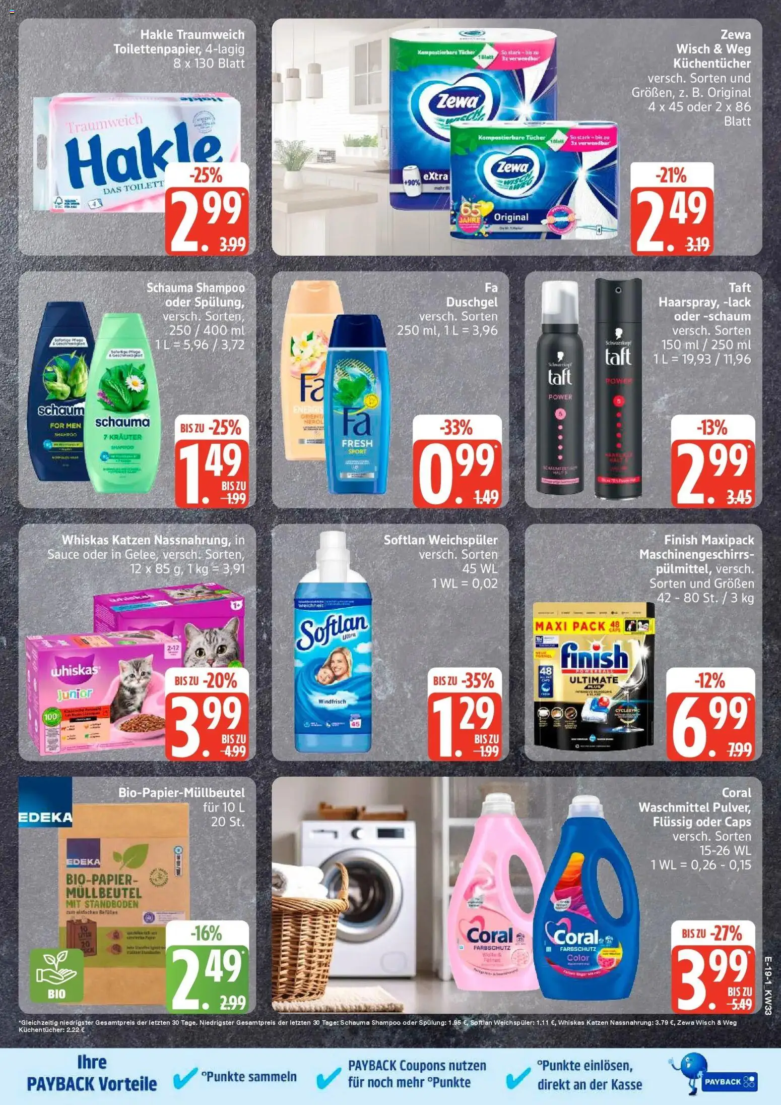 Edeka Prospekt Schwarzenbek (ab 10.08.2026) » Angebote Online | Seite: 26 | Produkte: Schauma shampoo, Coral, Zewa, Weichspüler