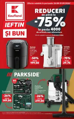 Ofertele Kaufland valabile de la 26.08.2026
