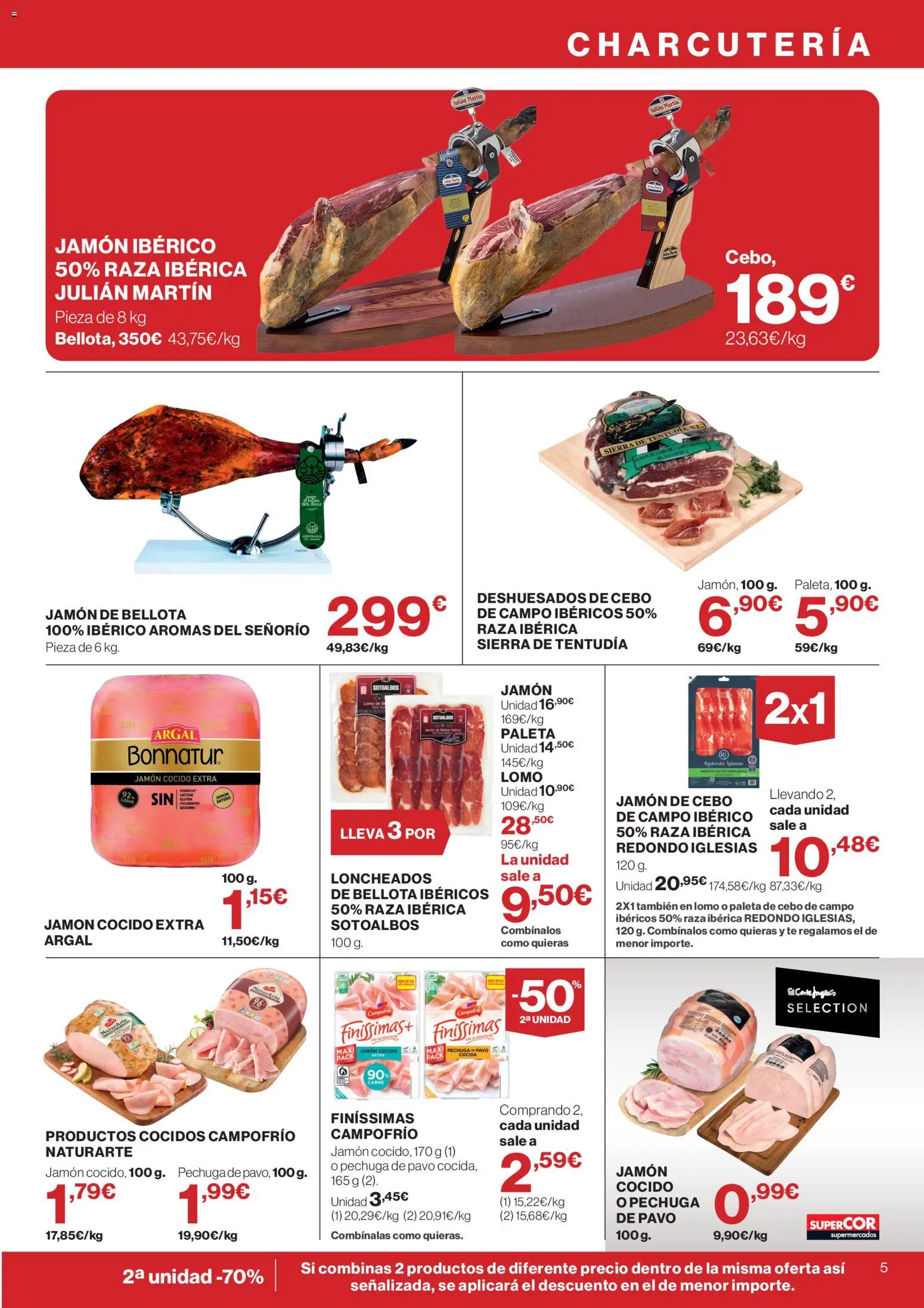 Supercor Canarias │ válido desde el 10/09/2026 | Página: 5 | Productos: Jamón ibérico, Té, Carne, Pavo