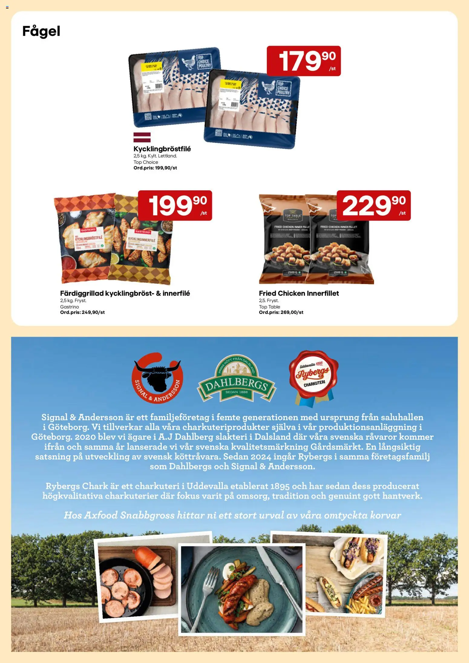 Snabbgross reklamblad aktuell från 05/10/2026 | Sida: 4 | Produkter: Kycklingbröst