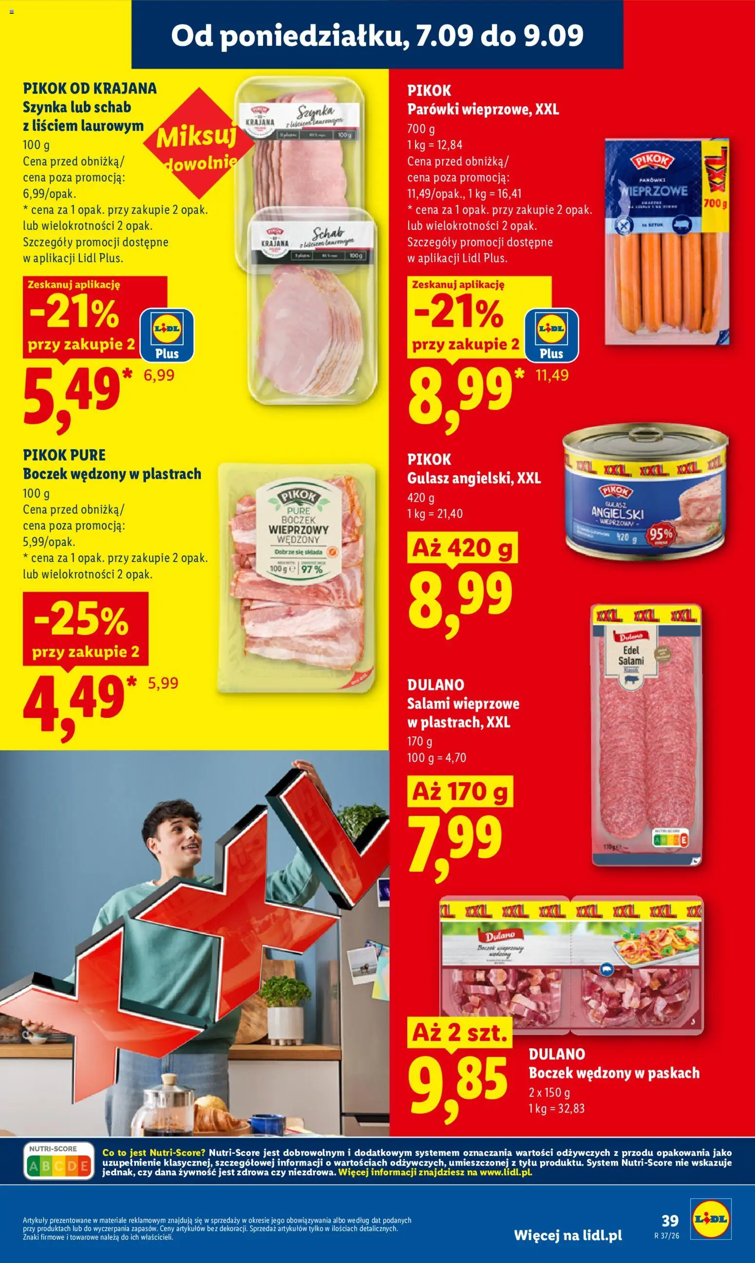 Lidl Polsko leták od 07.09.2026 | Strana: 39 | Produkty: Pikok