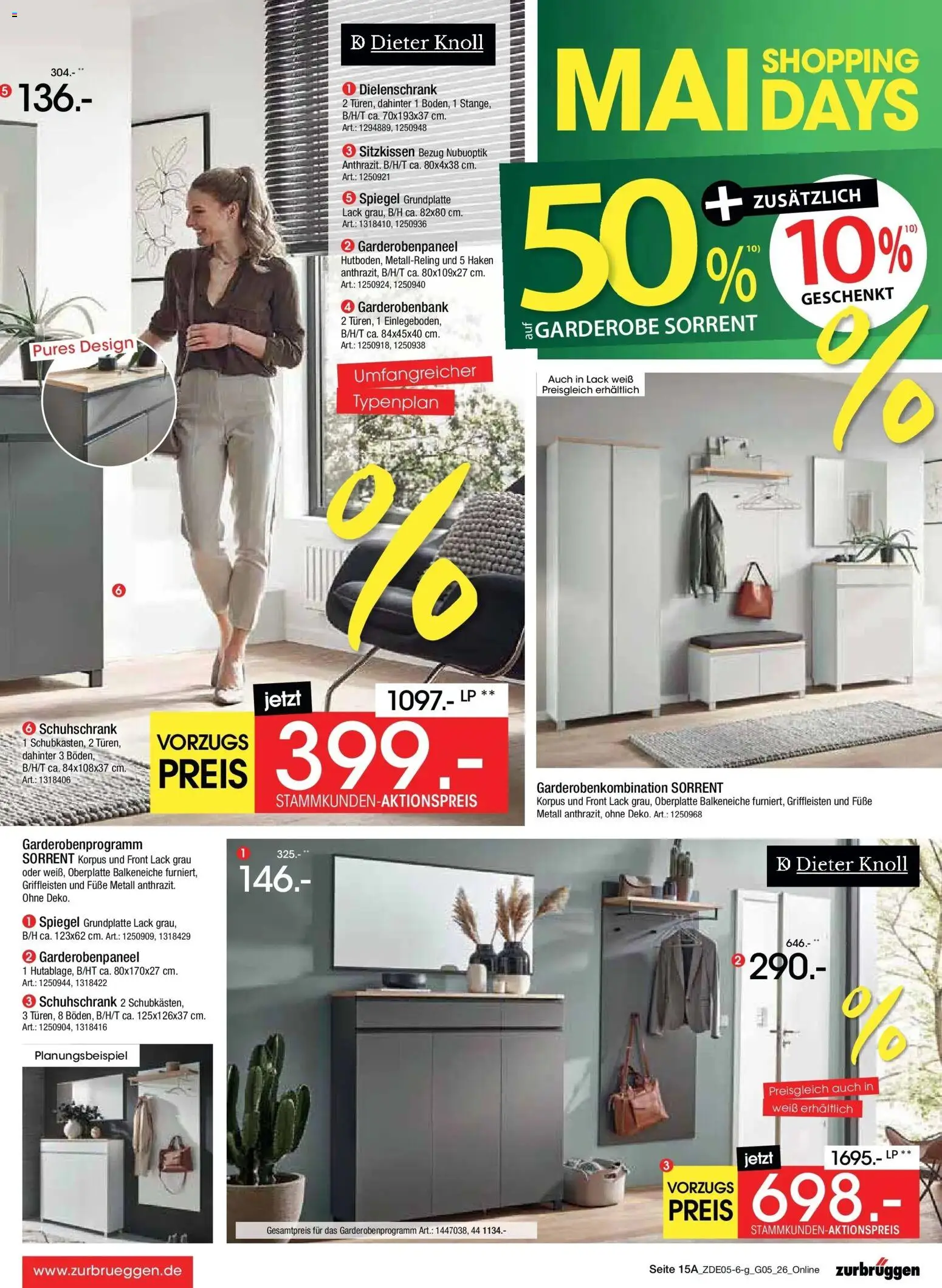 Zurbrüggen MaiDays Shopping – gültig ab 08.05.2026 | Seite: 29 | Produkte: Spiegel