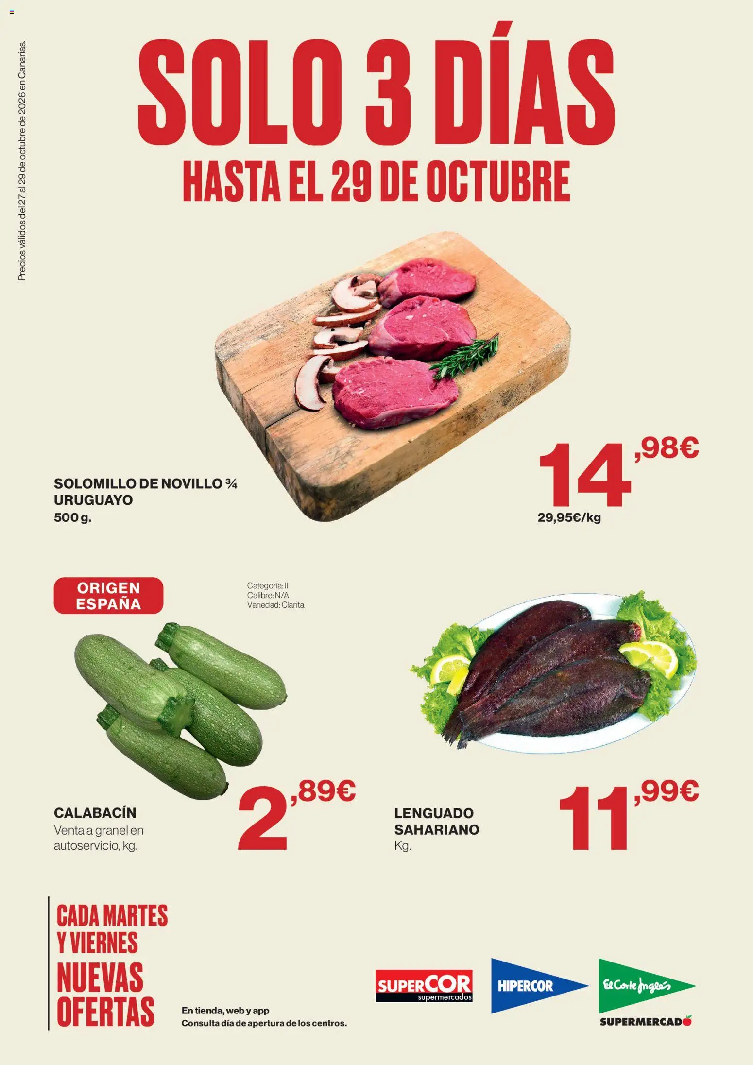 Supercor Canarias │ válido desde el 27/10/2026 | Página: 1