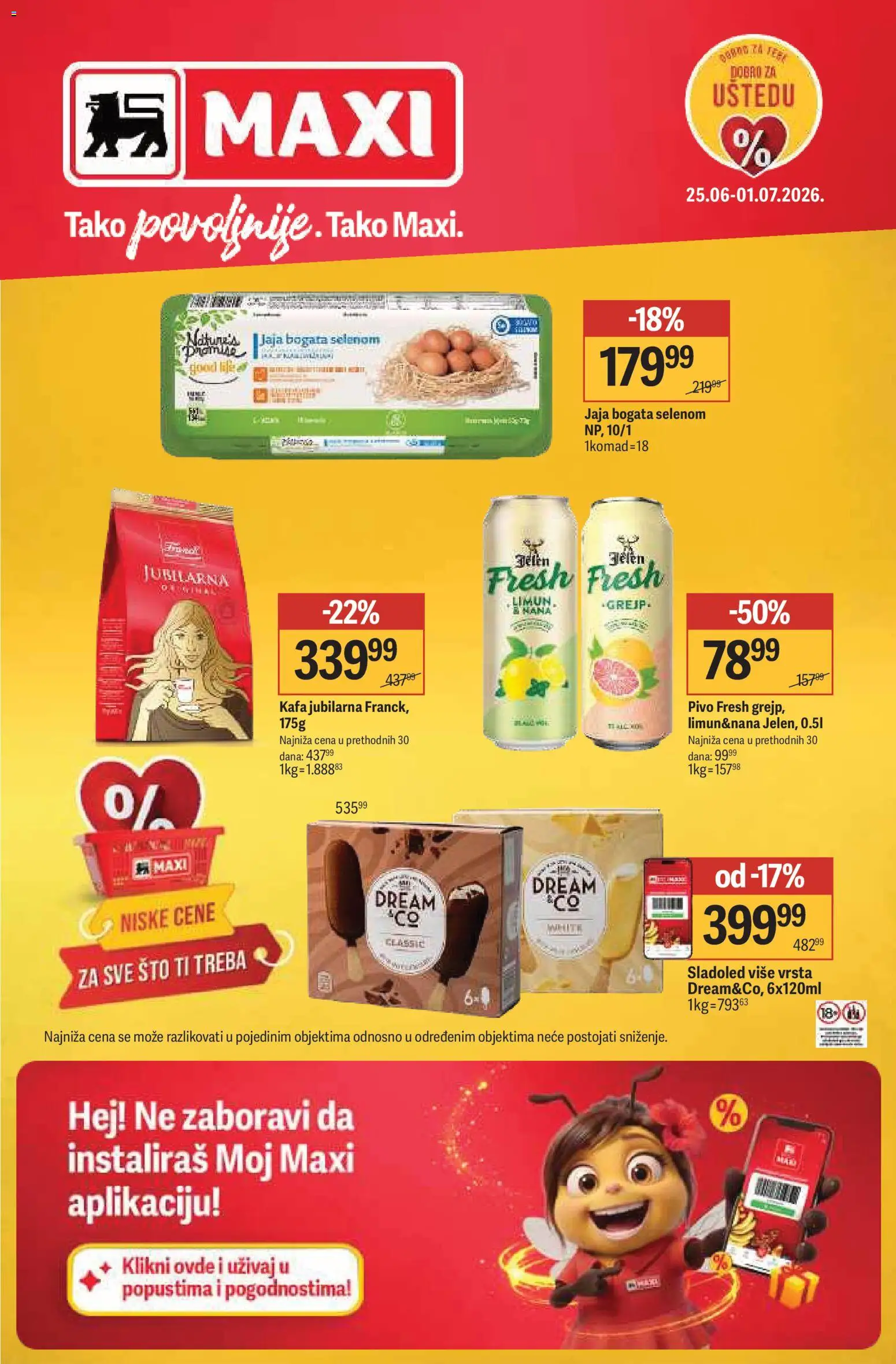 Maxi katalog - važi od 25.06.2026 | Strana: 1