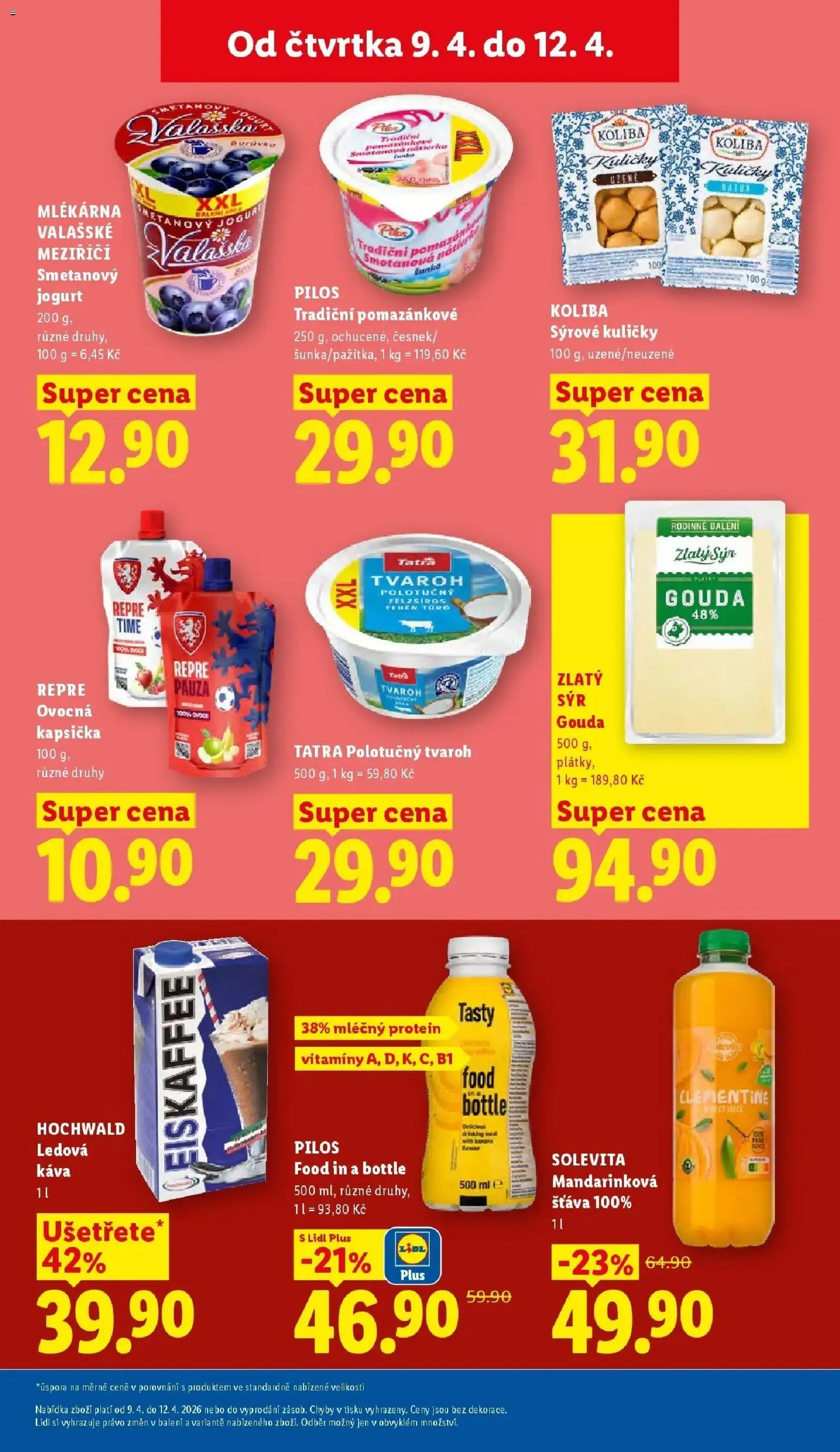 Lidl aktuální leták od 09.04.2026 | Strana: 19 | Produkty: Jogurt, Ovocná kapsička, Kuličky, Protein