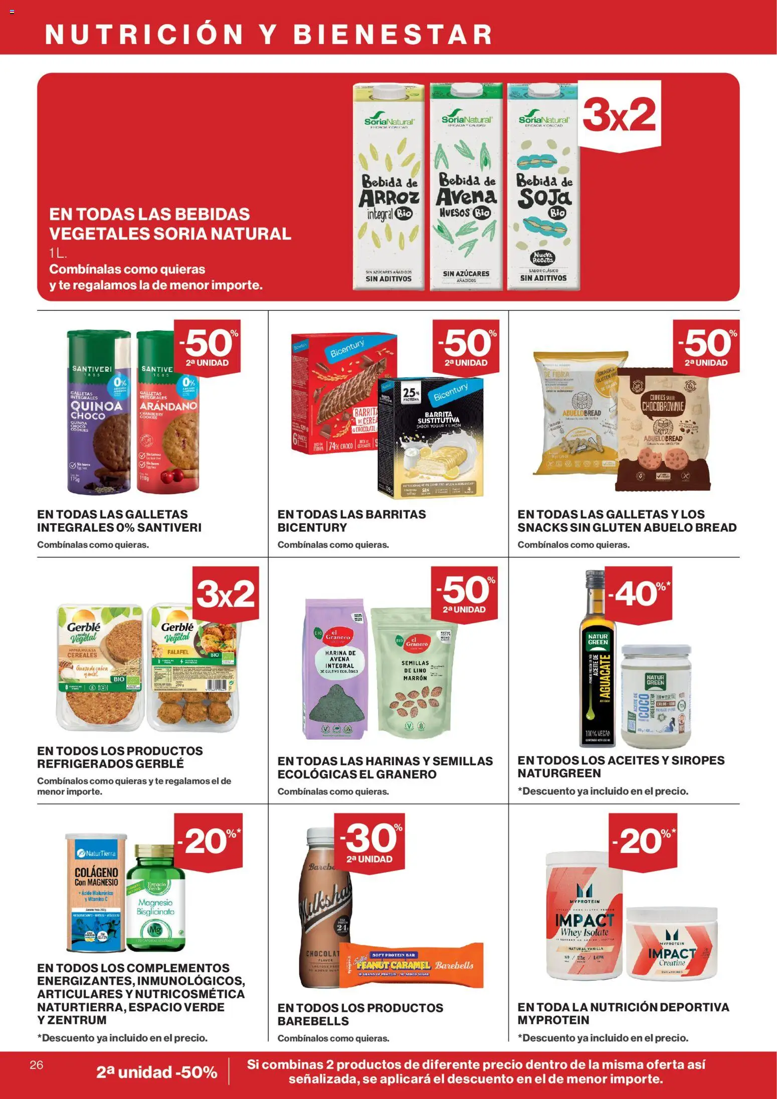 El Corte Inglés ofertas │ válido desde el 28/10/2026 | Página: 26 | Productos: Yogur, Aceite, Chocolate, Harina
