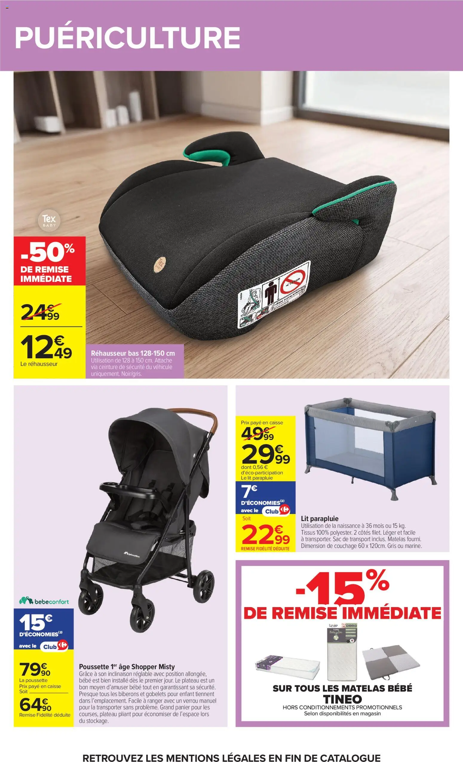 {H1} | Page: 53 | Produits: Plateau, Matelas, Panier, Parapluie