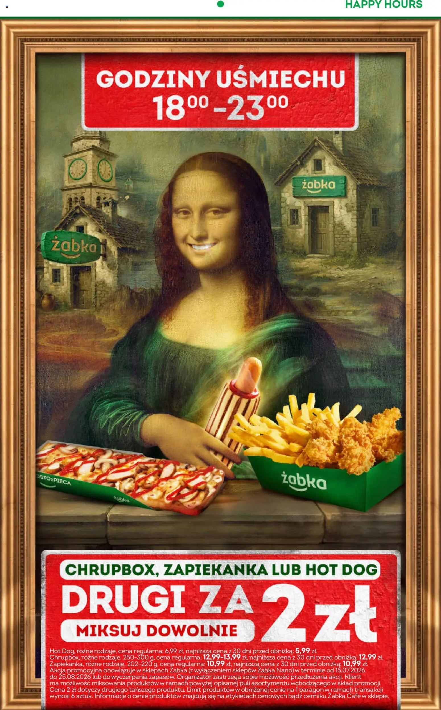 Żabka gazetka od 29.07.2026 | Strona: 4 | Produkty: Zapiekanka, Hot dog