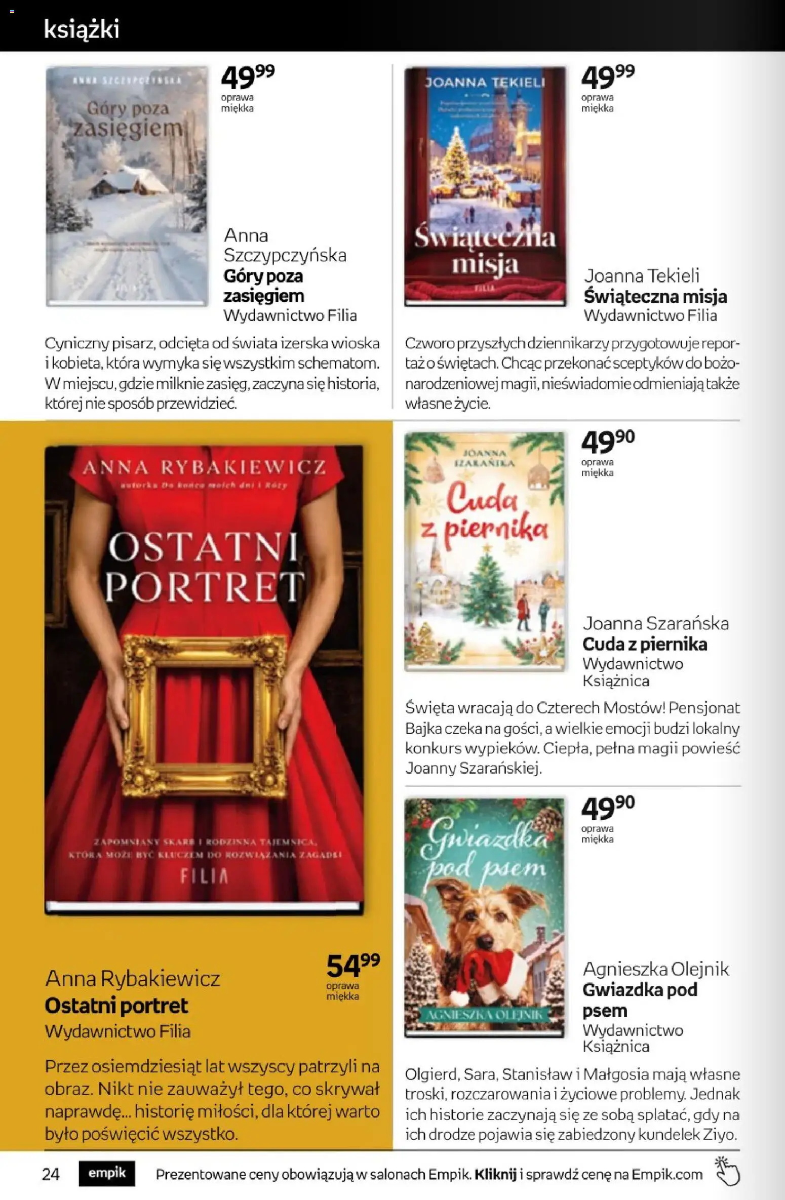 Empik promocje - Tom kultury Książki od 14.10.2026 | Strona: 24 | Produkty: Książki