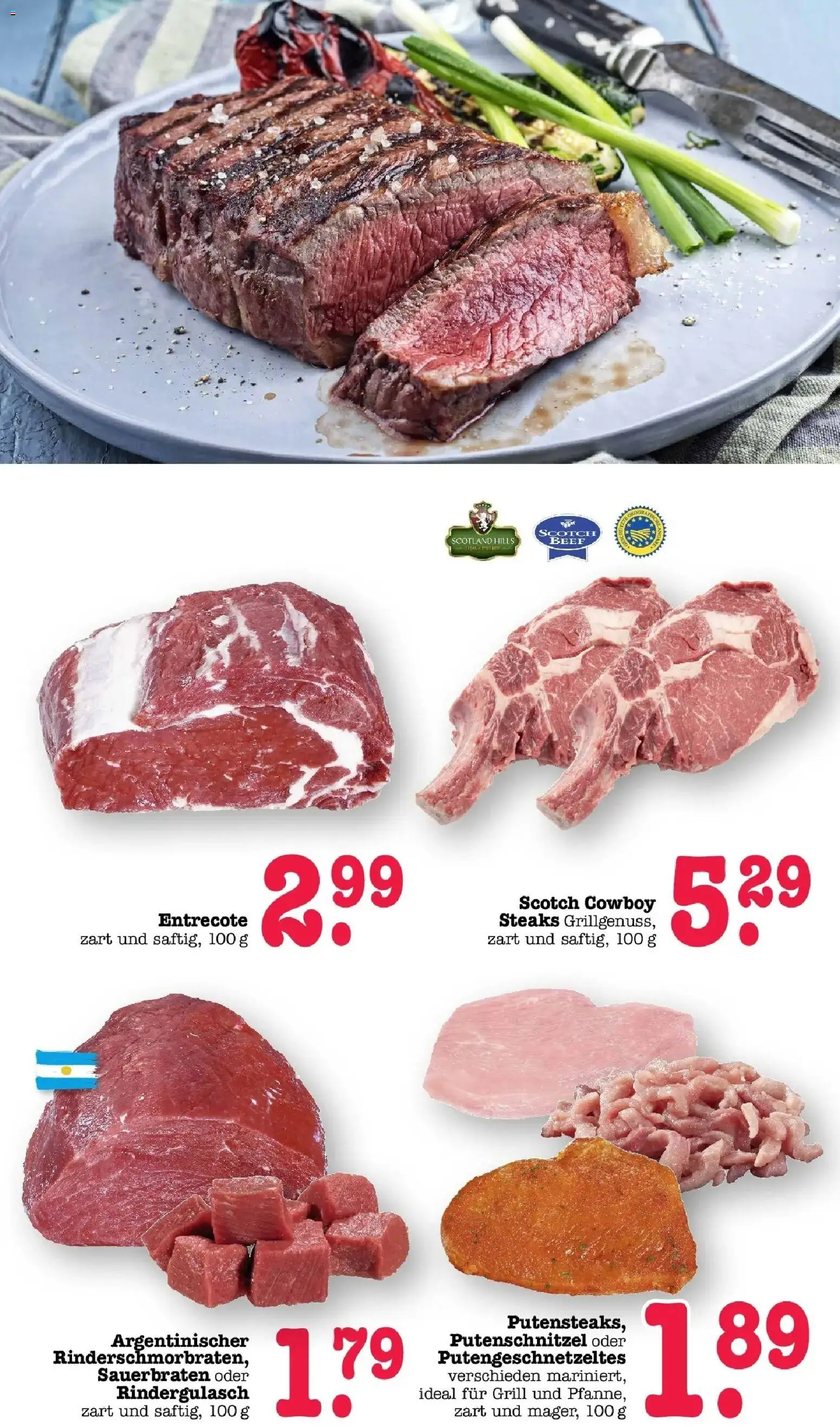 E center - E center: Wochenangebote – gültig ab 28.06.2026 | Seite: 10 | Produkte: Grill, Rindergulasch, Entrecote, Putenschnitzel