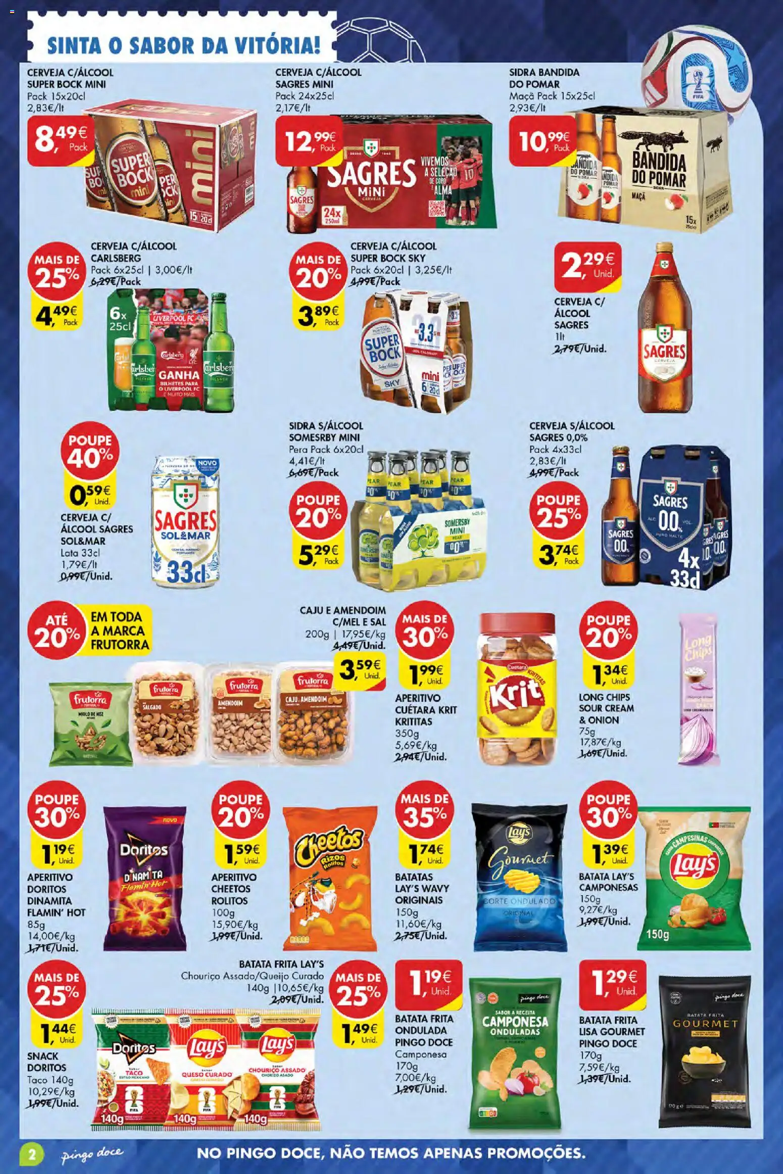 Pingo Doce Poupe Esta Semana Açores │ válido de 09/07/2026 | Página: 2 | Produtos: Super bock, Sal, Cerveja, Somersby