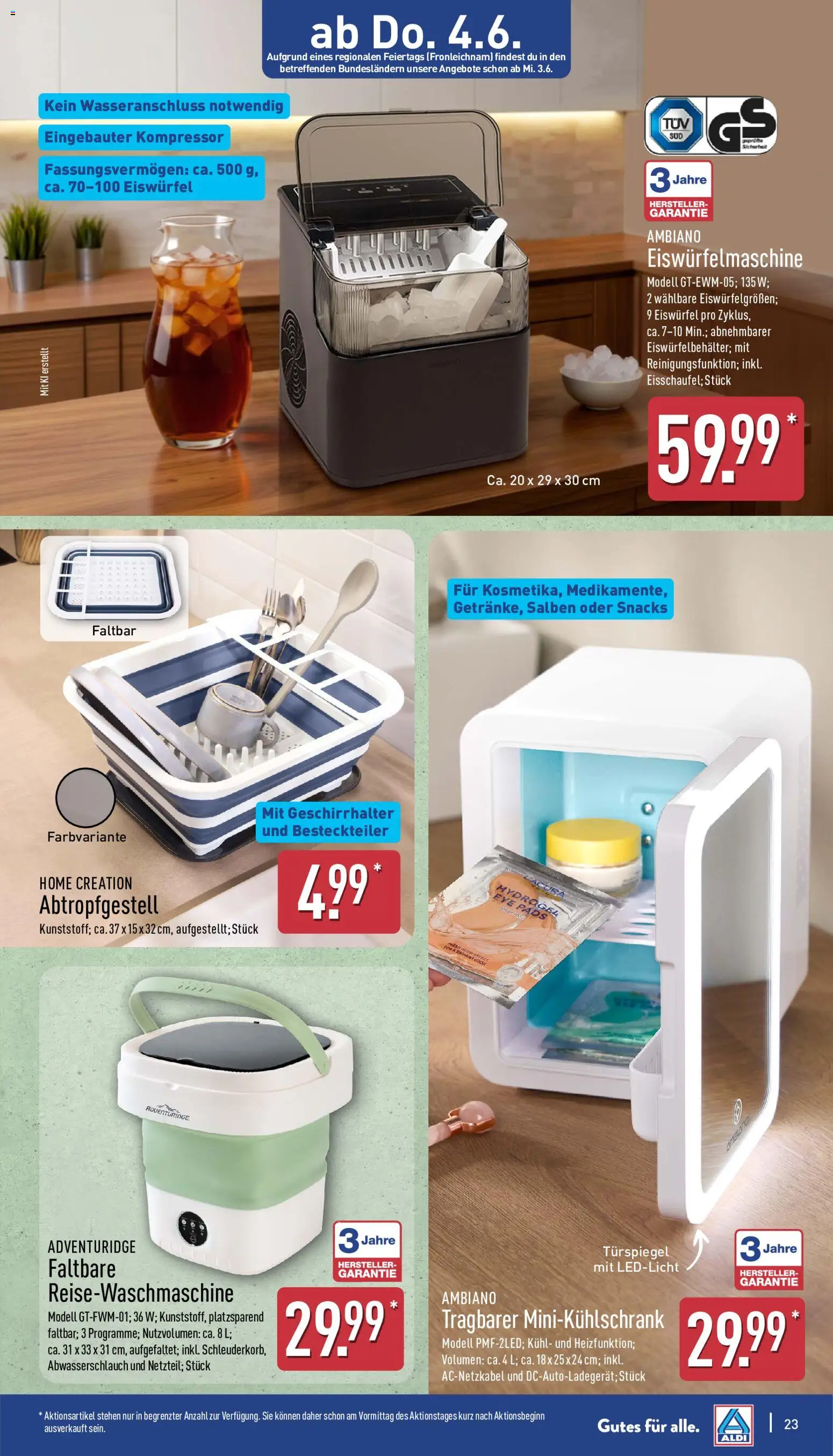 Aldi Prospekt – gültig ab 01.06.2026 | Seite: 23 | Produkte: Home creation