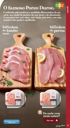 Pré-visualização Pingo Doce - Catálogo-Talho válido de 20/05/2025 | Página: 27 | Produtos: Perna de porco, Lombo, Carne