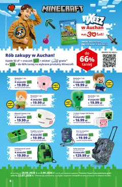 Pogląd oferty "Auchan gazetka - 30 Lat Hipermarket" - ważna od 25.06.2026 | Strona: 6