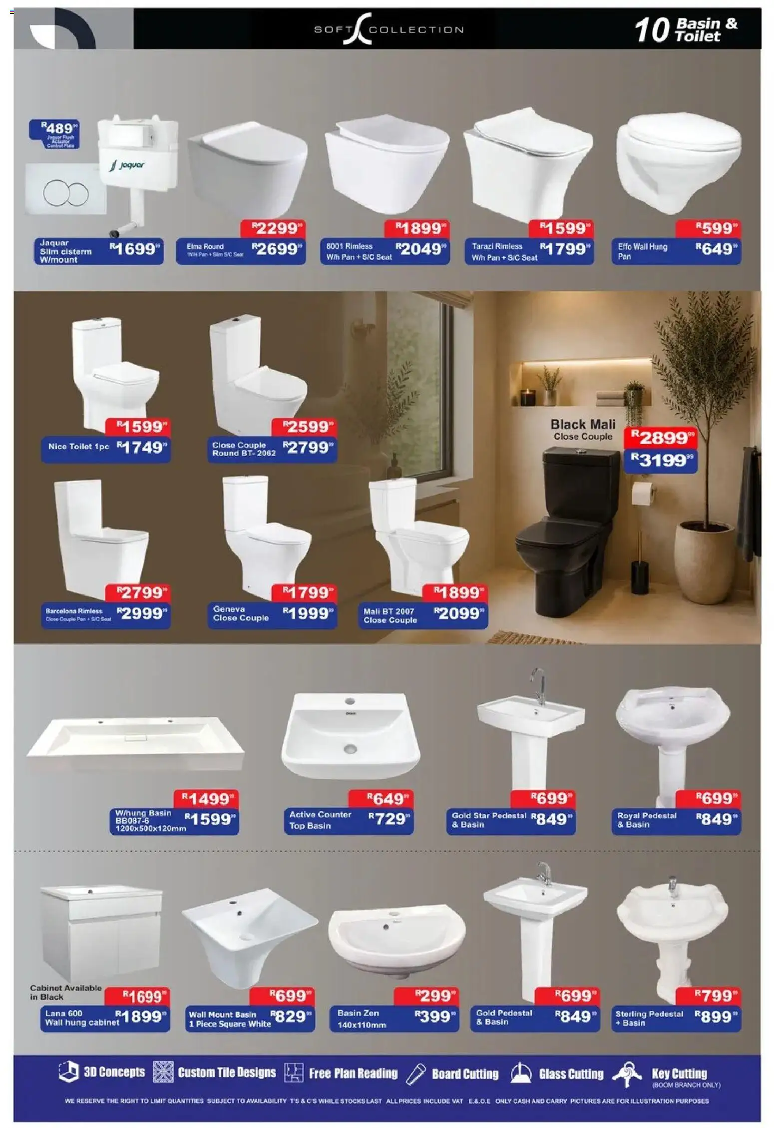 New K. Carrim catalogue – valid from 29.05.2026 | Page: 10 | Products: Sim, Pedestal, Plate, Basin