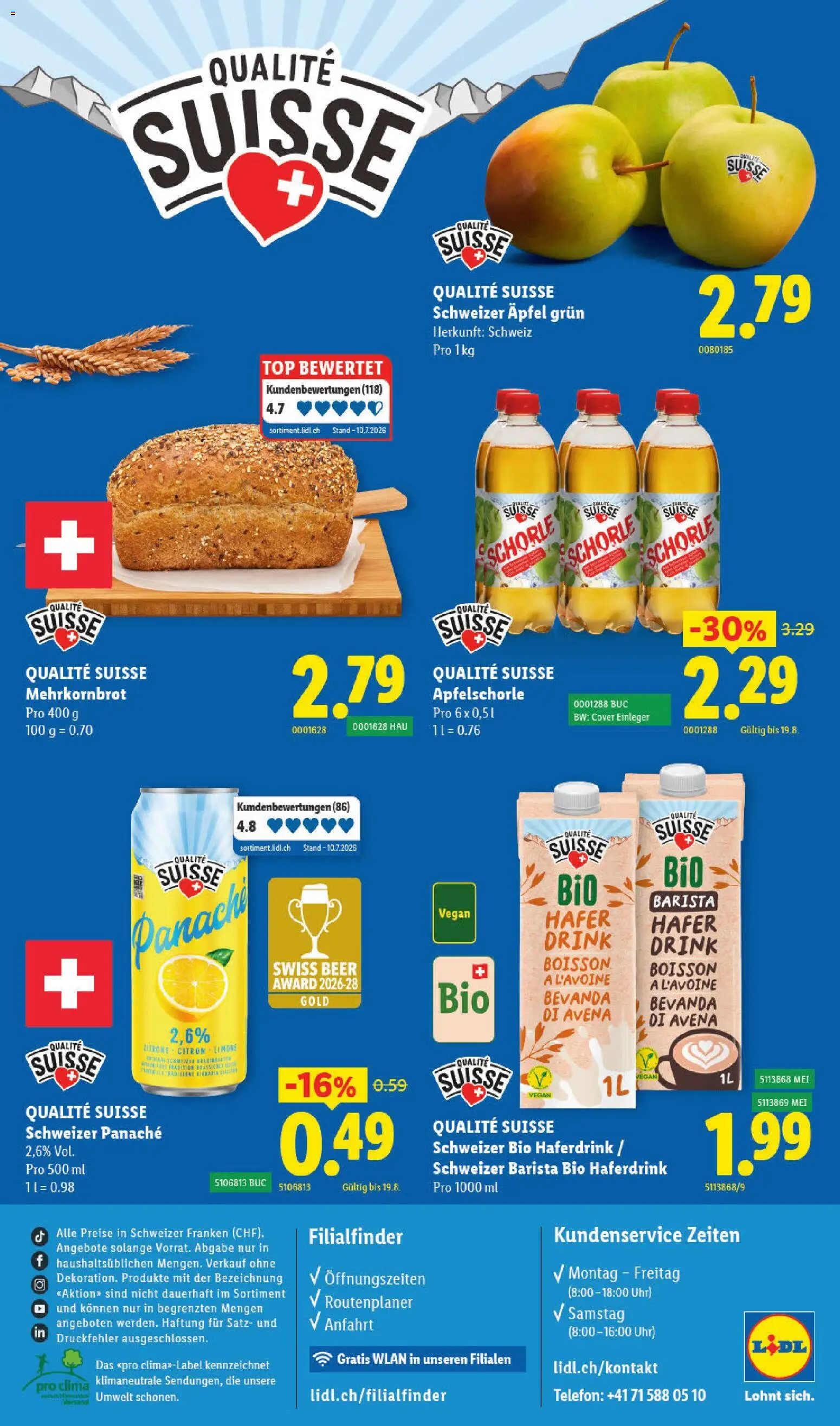 Lidl aktionen – gültig ab 13.08.2026 | Seite: 5 | Produkte: Äpfel, Uhr, Top, Apple