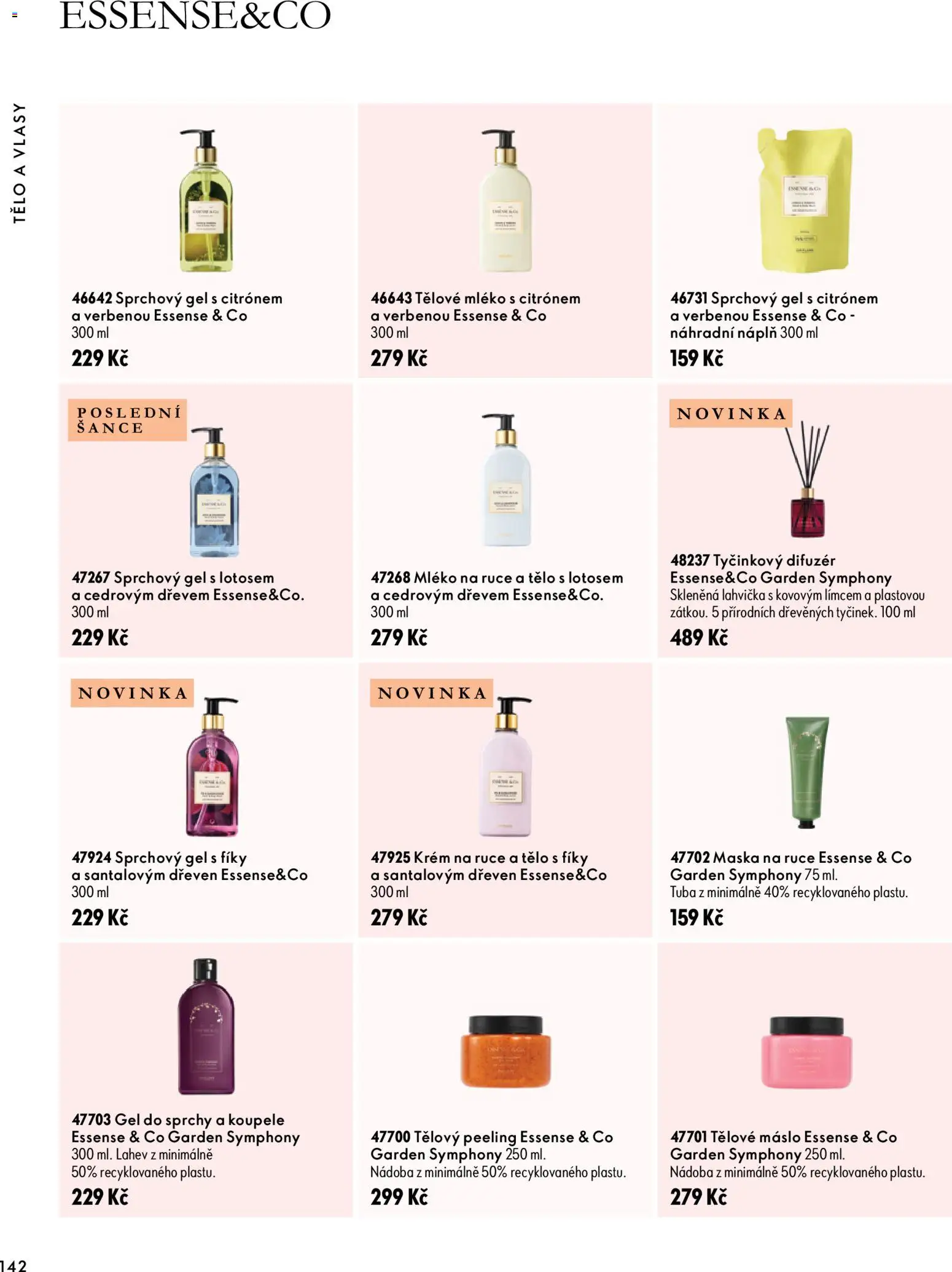 Oriflame katalog Novage+ Proceuticals od 30.09.2026 | Strana: 142 | Produkty: Mléko, Máslo, Lahvička, Maska