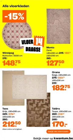 Kwantum folder / publicité - Voorbeeld van een folder van Kwantum, geldig van 11.05.2026 | Pagina: 3 | Producten: Vloerkleden