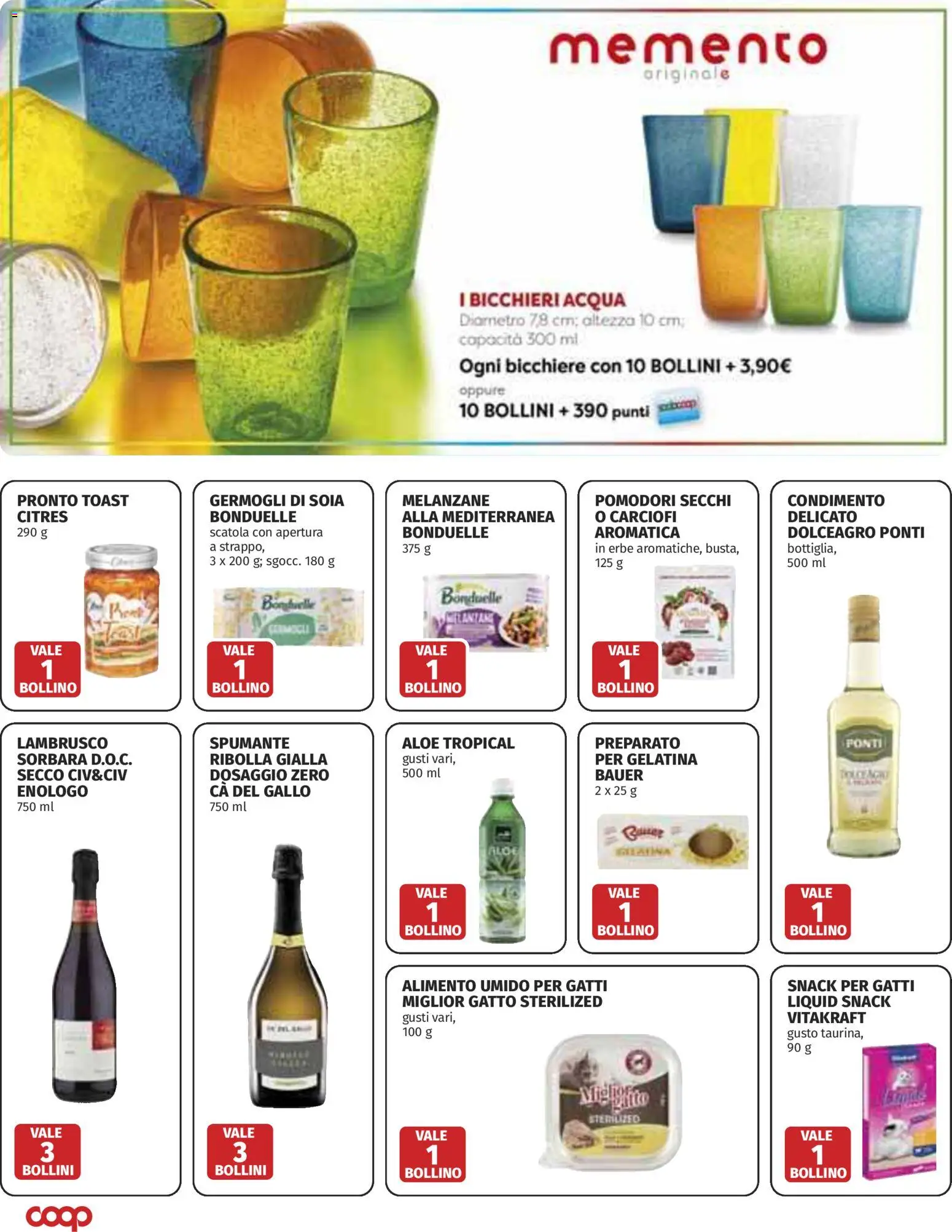 Volantino COOP del 11.06.2026 | Pagina: 22 | Prodotti: Acqua, Pomodori, Spumante, Scatola