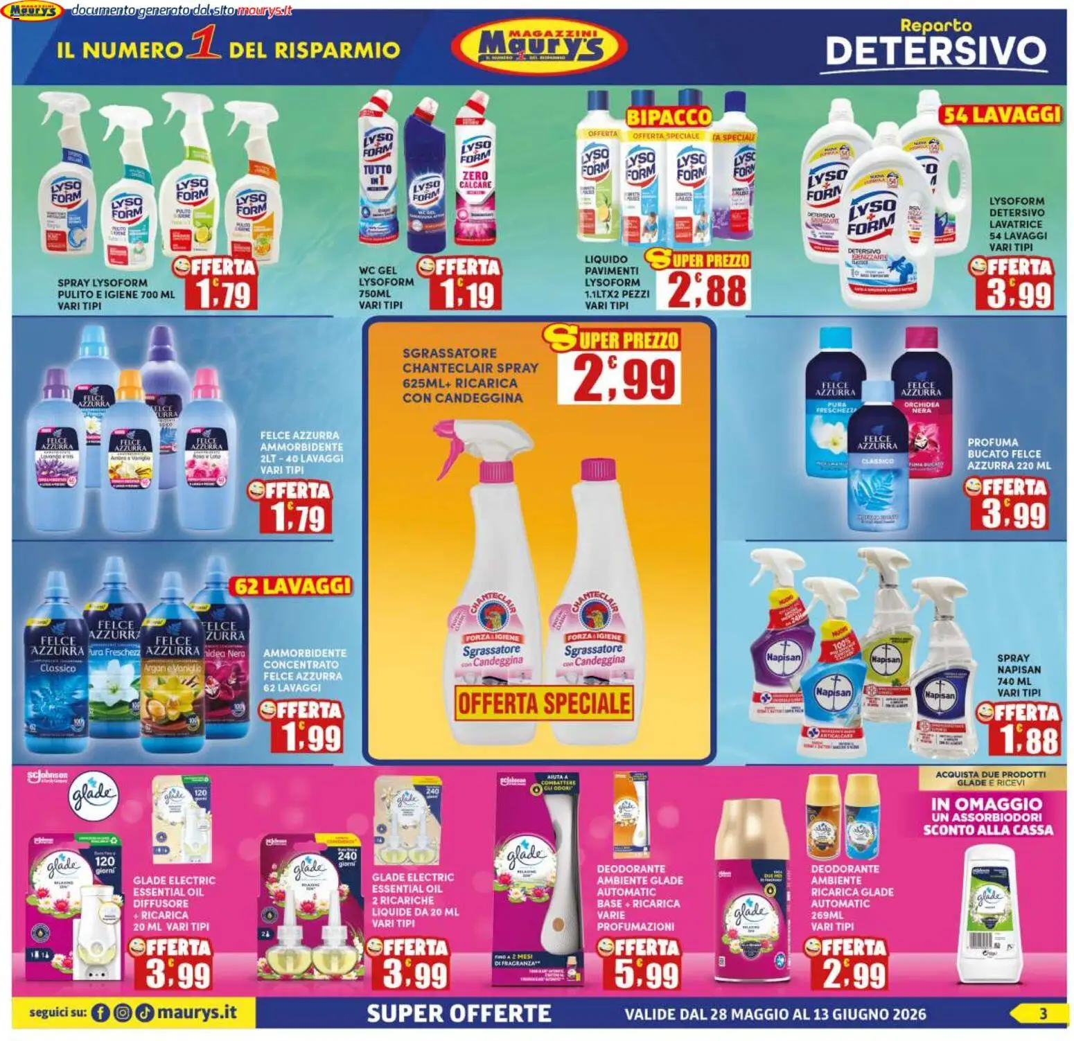 Volantino Maury's del 28.05.2026 | Pagina: 3