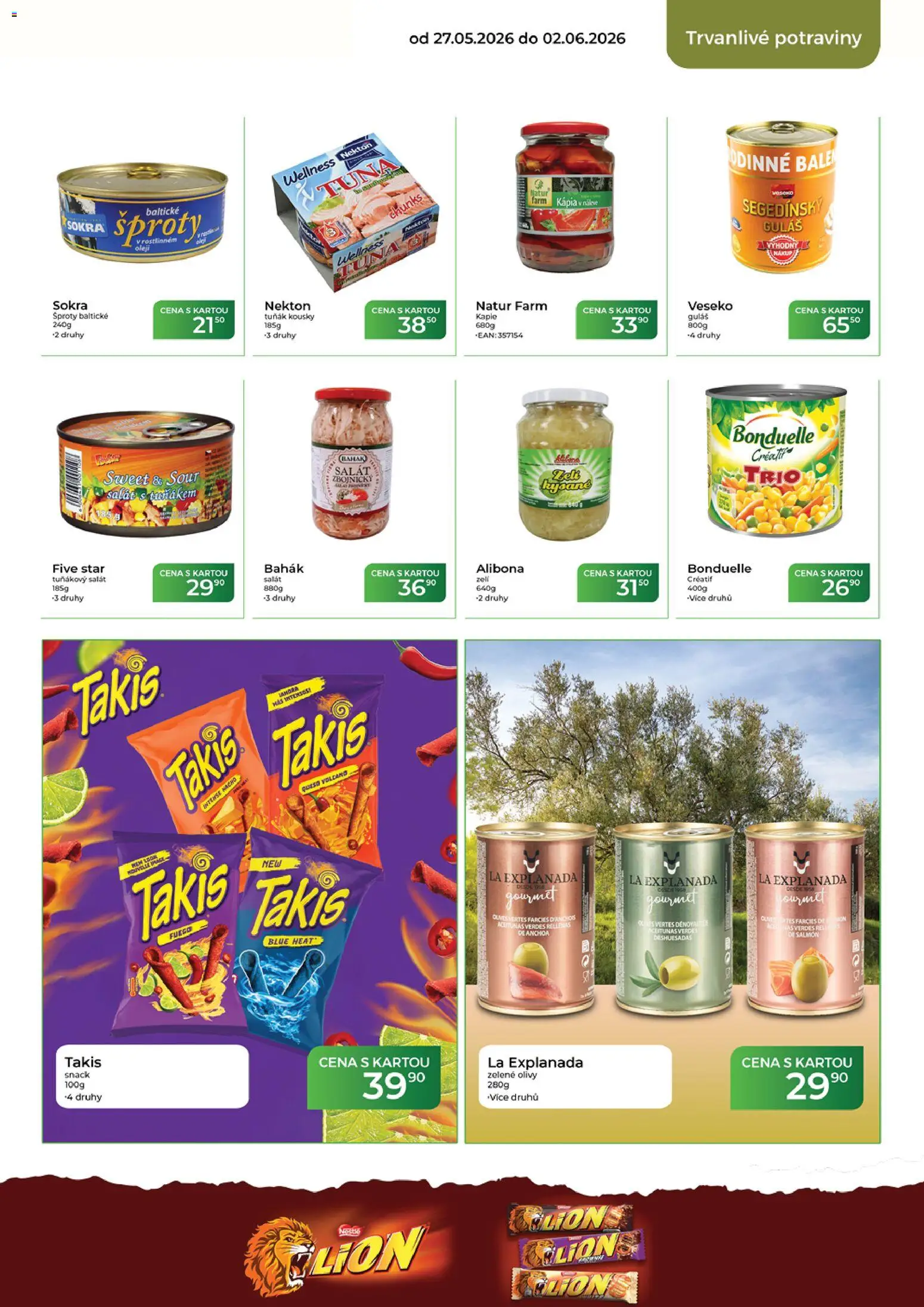 Tamda Foods leták od 27.05.2026 | Strana: 43 | Produkty: Tuňák, Gourmet, Zelí, Salát