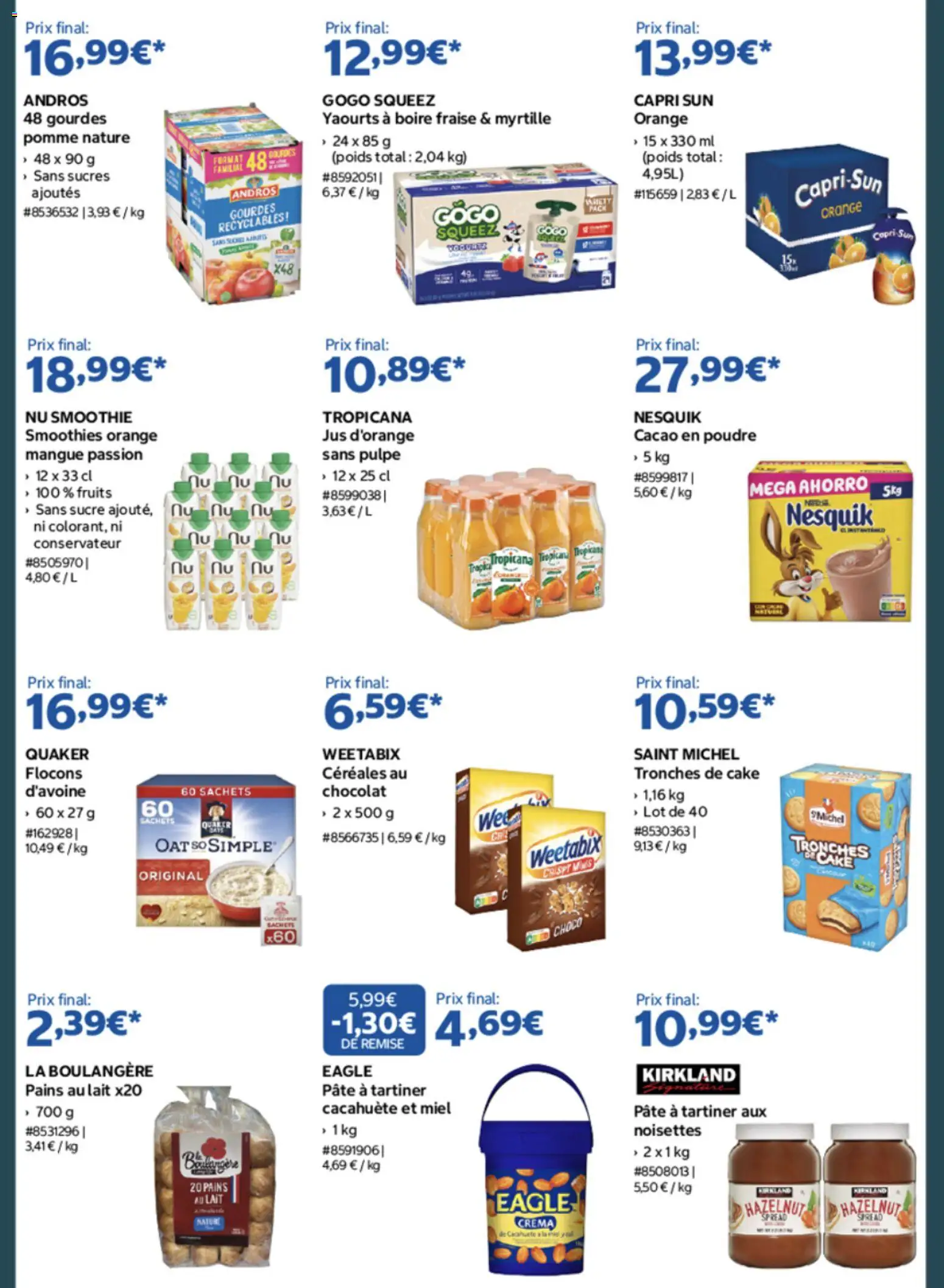 {H1} | Page: 6 | Produits: Fraise, Pomme, Smoothie, Miel