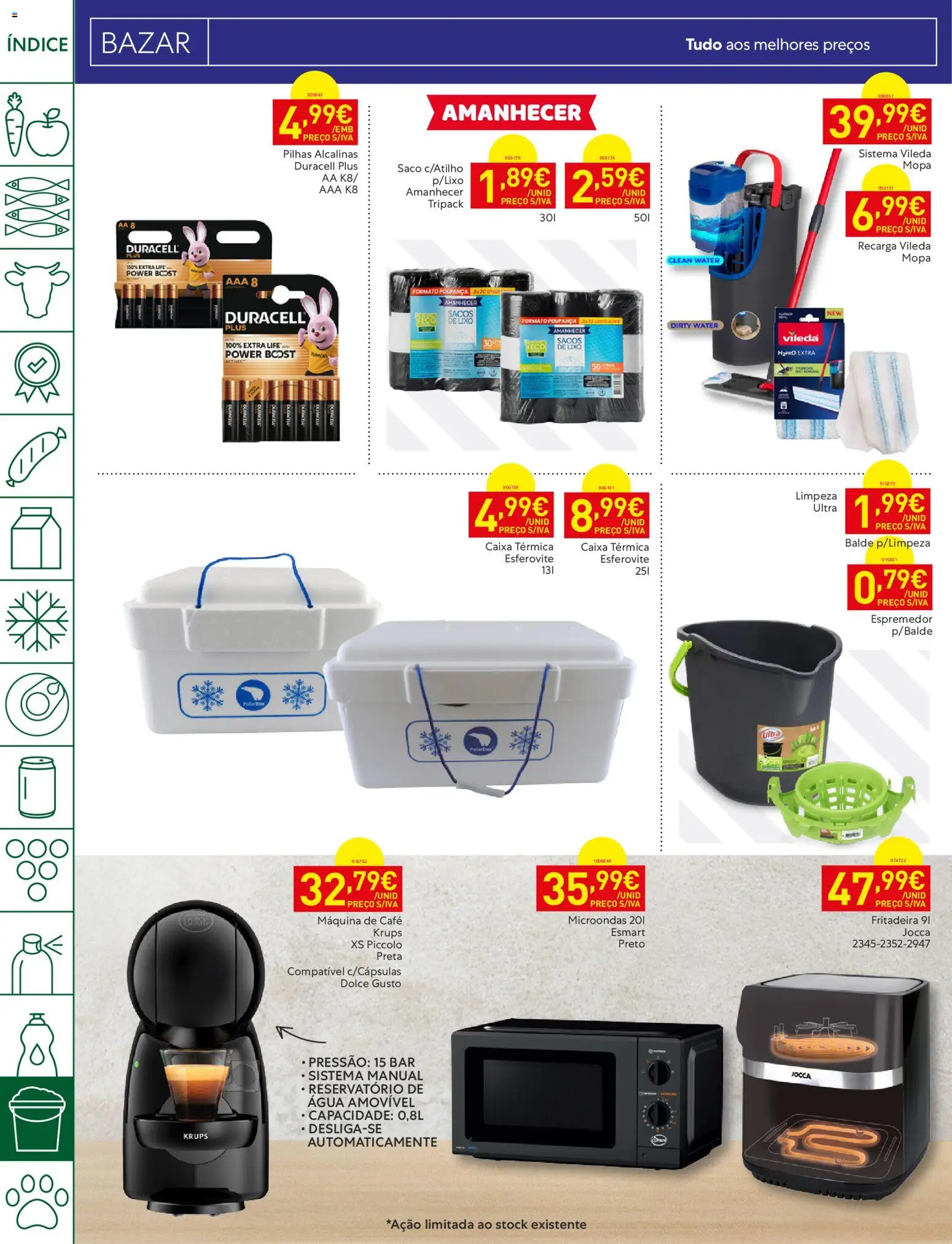 Recheio folheto Madeira │ válido de 23/06/2026 | Página: 38 | Produtos: Balde, Caixa térmica, Microondas, Café