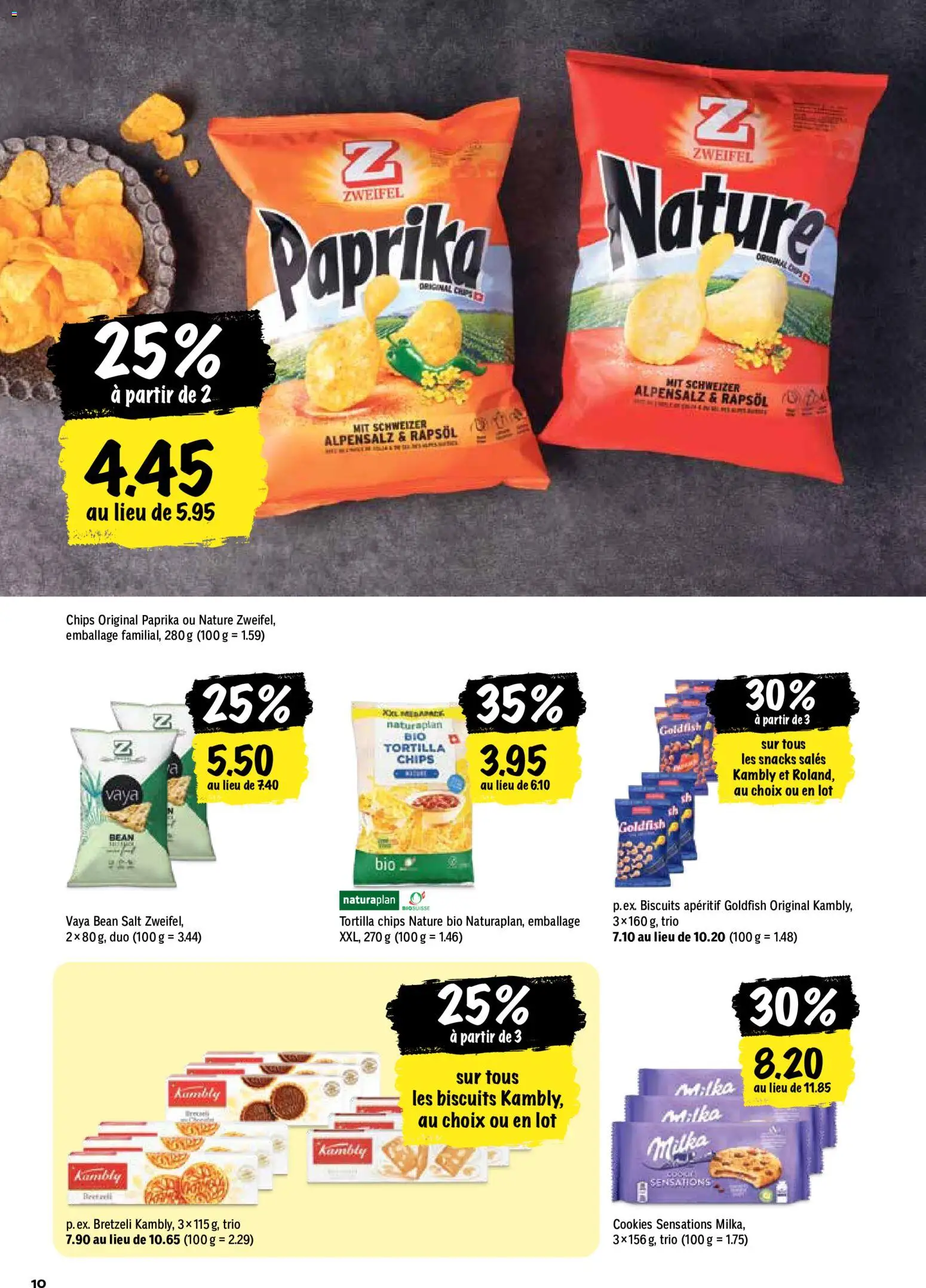 Coop aktionen FR – gültig ab 09.07.2026 | Seite: 10 | Produkte: Rapsöl, Chips