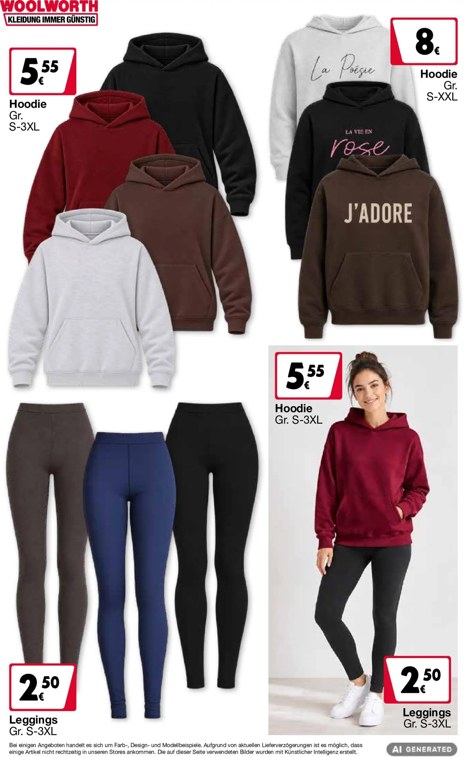 Woolworth Prospekt – gültig ab 15.10.2026 | Seite: 6 | Produkte: Hoodie, Bilder, Leggings