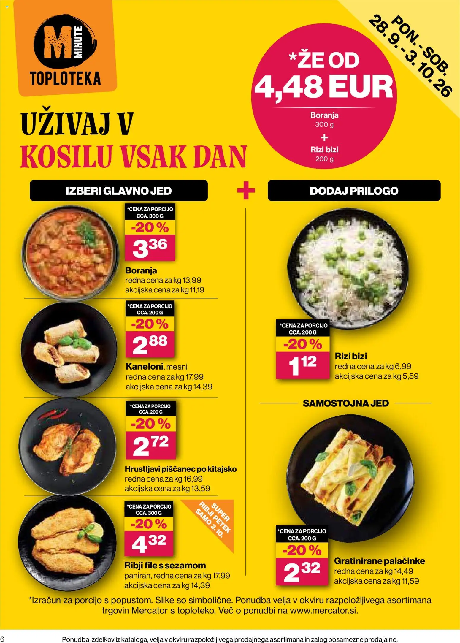 Novi Mercator katalog ponudbe – veljaven od 24.09.2026 | Stran: 6