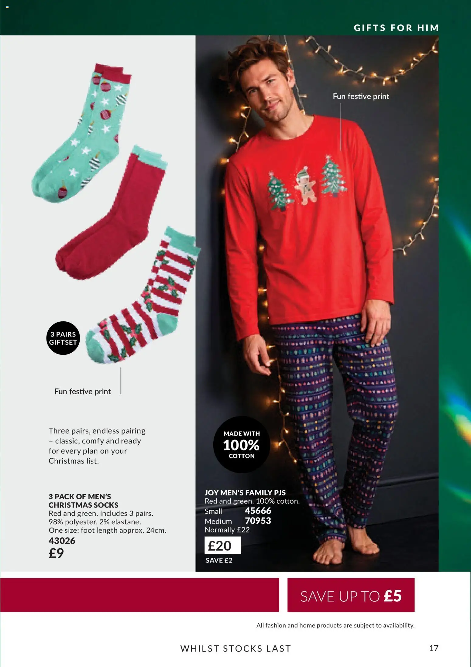 {H1} | Page: 17 | Products: Socks