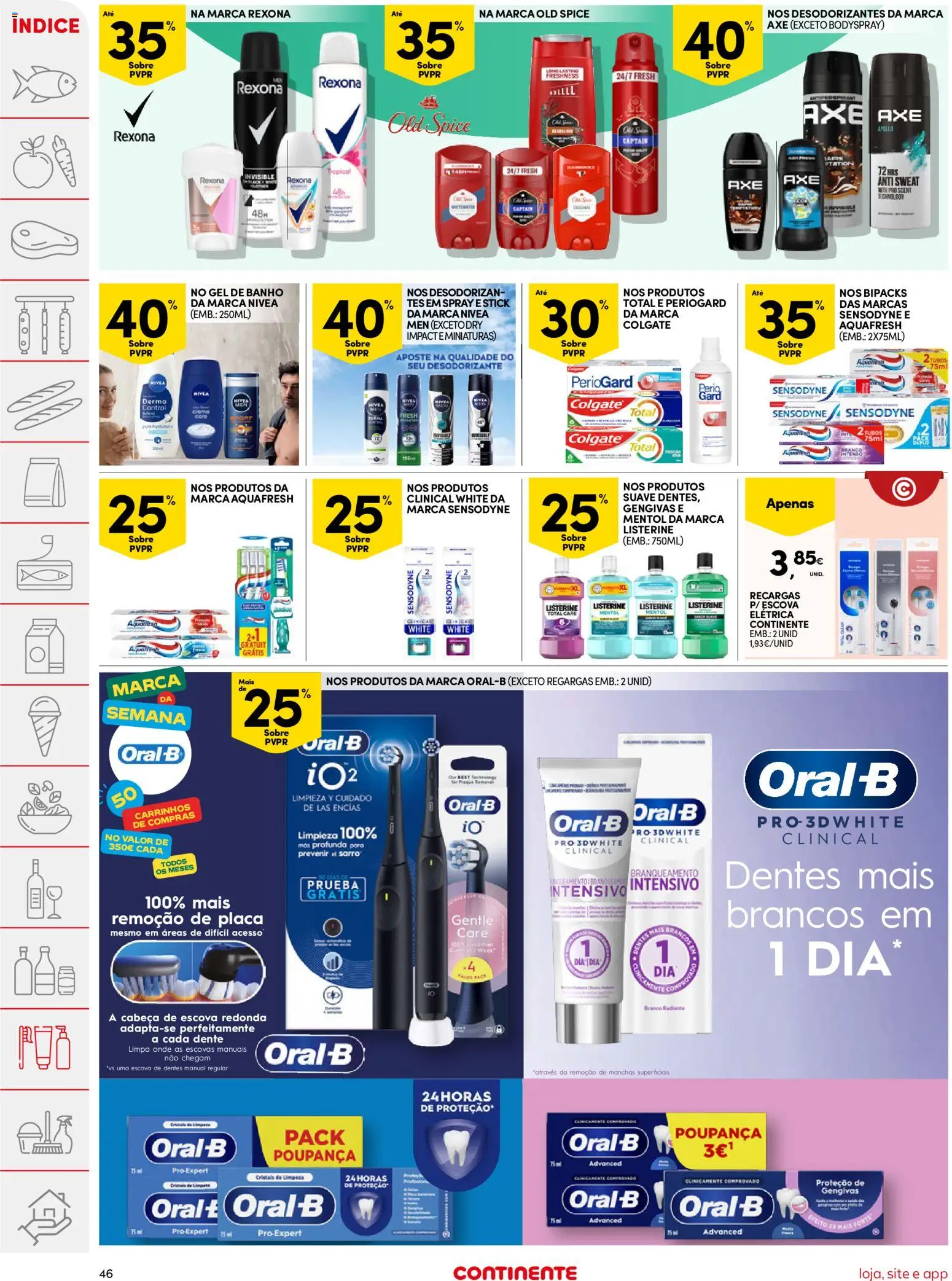 Continente folheto │ válido de 05.05.2026 | Página: 46 | Produtos: Gel de banho, Desodorizante, Banho, Creme