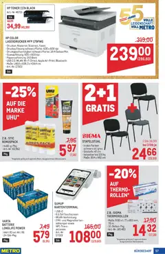 Metro angebote Profi ab 01.10.2026 gültig | Seite: 57 | Produkte: USB, Toner, Batterie, Apple